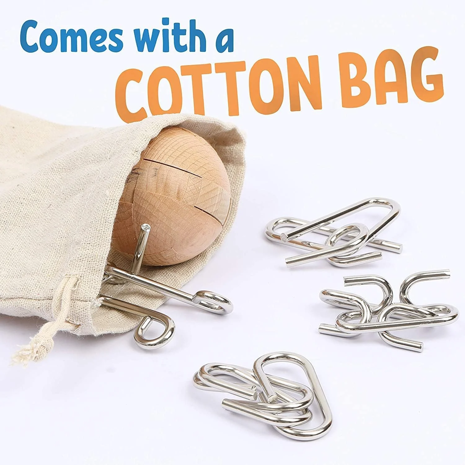 مجموعه پازل فکری 9 تکه چوبی و فلزی برای کودکان و بزرگسالان، 6 تکه پازل فلزی و 3 تکه پازل چوبی، بازی های فکری IQ، سیم پیچ سه بعدی، اسباب بازی فکری هدیه قفل KongMing بلوک چوبی پازل اره منبت کاری اره مویی مجموعه پازل فکری 9 تکه چوبی و فلزی برای کودکان و بزرگسالان، 6 تکه پازل فلزی و 3 تکه پازل چوبی، بازی های فکری IQ، سیم پیچ سه بعدی، اسباب بازی فکری هدیه قفل KongMing بلوک چوبی پازل اره منبت کاری اره مویی