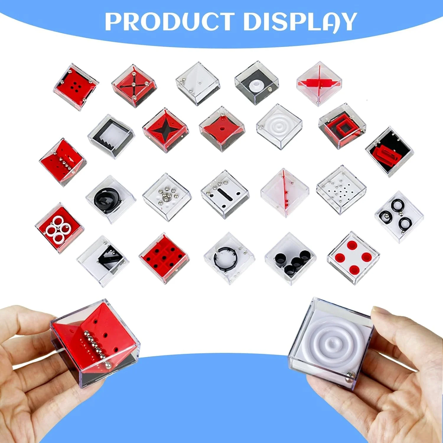 مجموعه جعبه پازل مکعبی کوچک، بازی فکری 24 عددی جعبه پازل مارپیچ، بازی های تعادلی هوش برای مهمانی کودکان و نوجوانان، هدیه آموزشی برای پسران و دختران (قرمز) مجموعه جعبه پازل مکعبی کوچک، بازی فکری 24 عددی جعبه پازل مارپیچ، بازی های تعادلی هوش برای مهمانی کودکان و نوجوانان، هدیه آموزشی برای پسران و دختران (قرمز)