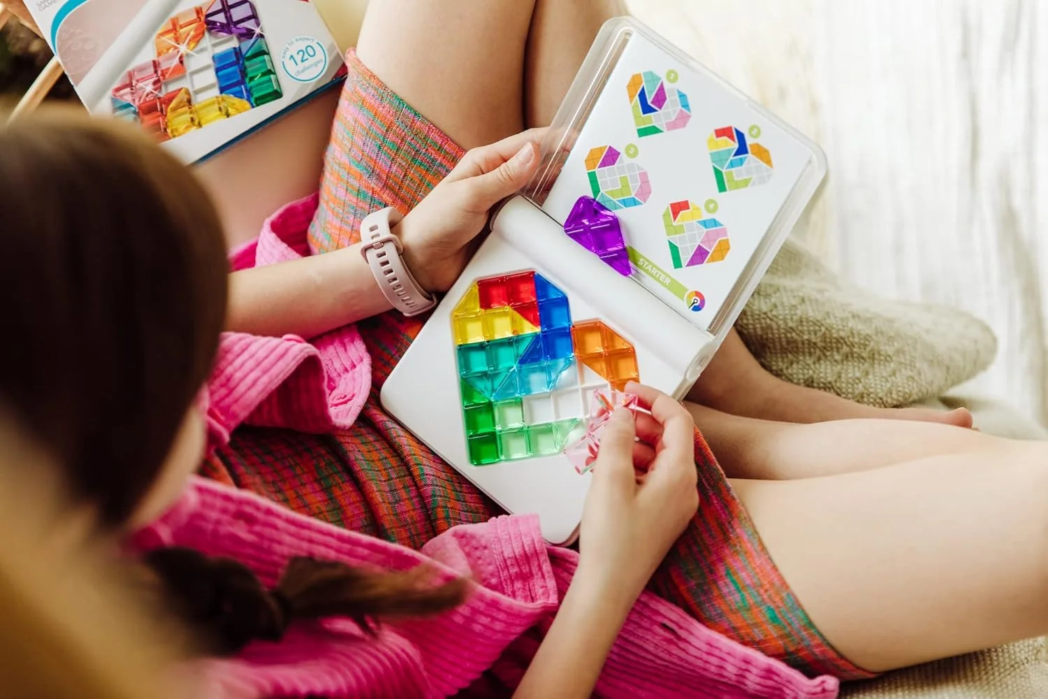 بازی فکری اسمارت گیمز - آی کیو لاو، بازی پازلی با 120 چالش، 2 حالت بازی، 7+ سال بازی فکری اسمارت گیمز - آی کیو لاو، بازی پازلی با 120 چالش، 2 حالت بازی، 7+ سال