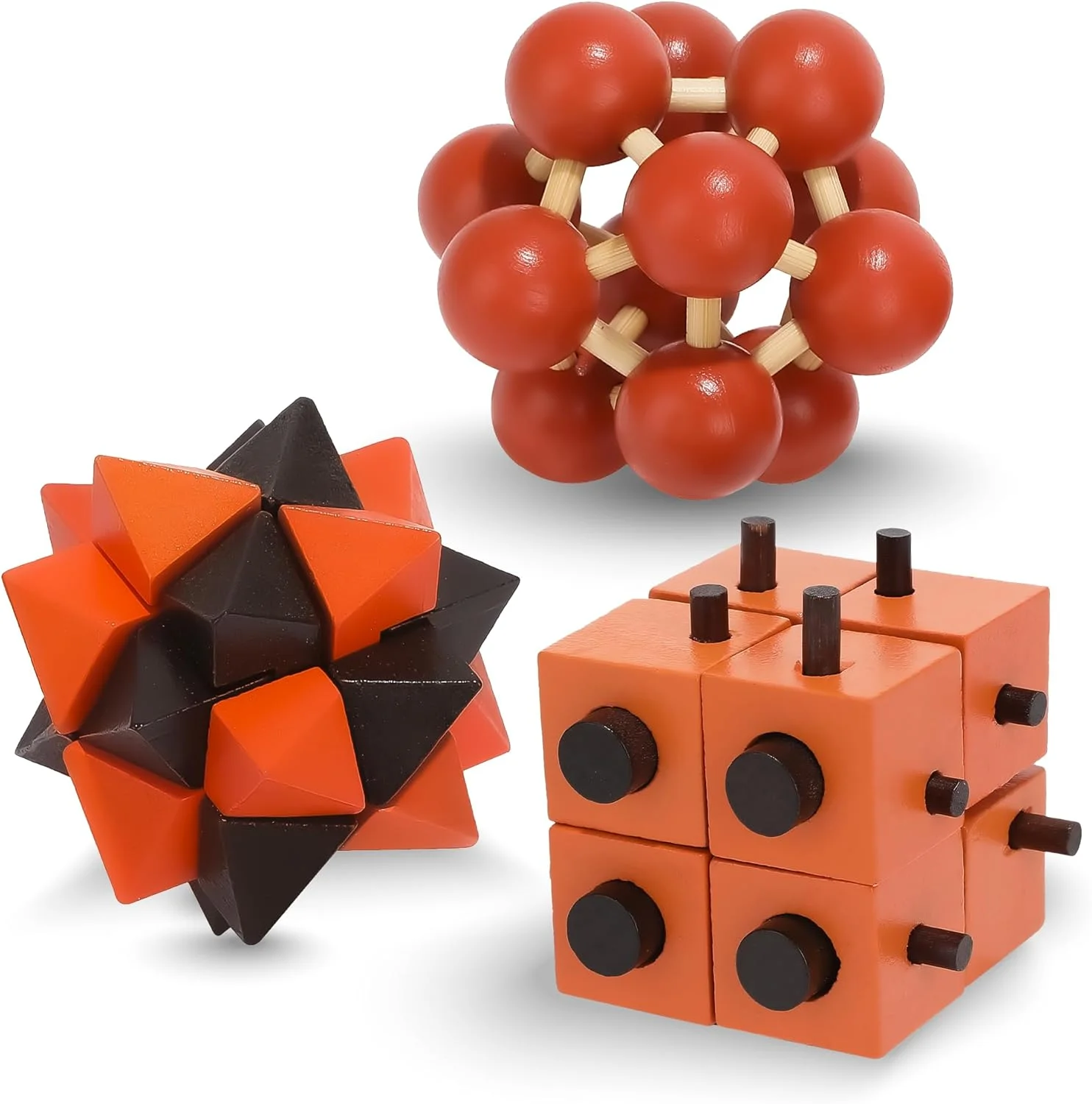 مجموعه 3 عددی پازل های چوبی تیزهوشان شارپ برین زون - پازل های سه بعدی برای نوجوانان و بزرگسالان - بازی های پازل چوبی تیزهوشان برای هدیه مهمانی خانوادگی - بازی برای کودکان مجموعه 3 عددی پازل های چوبی تیزهوشان شارپ برین زون - پازل های سه بعدی برای نوجوانان و بزرگسالان - بازی های پازل چوبی تیزهوشان برای هدیه مهمانی خانوادگی - بازی برای کودکان