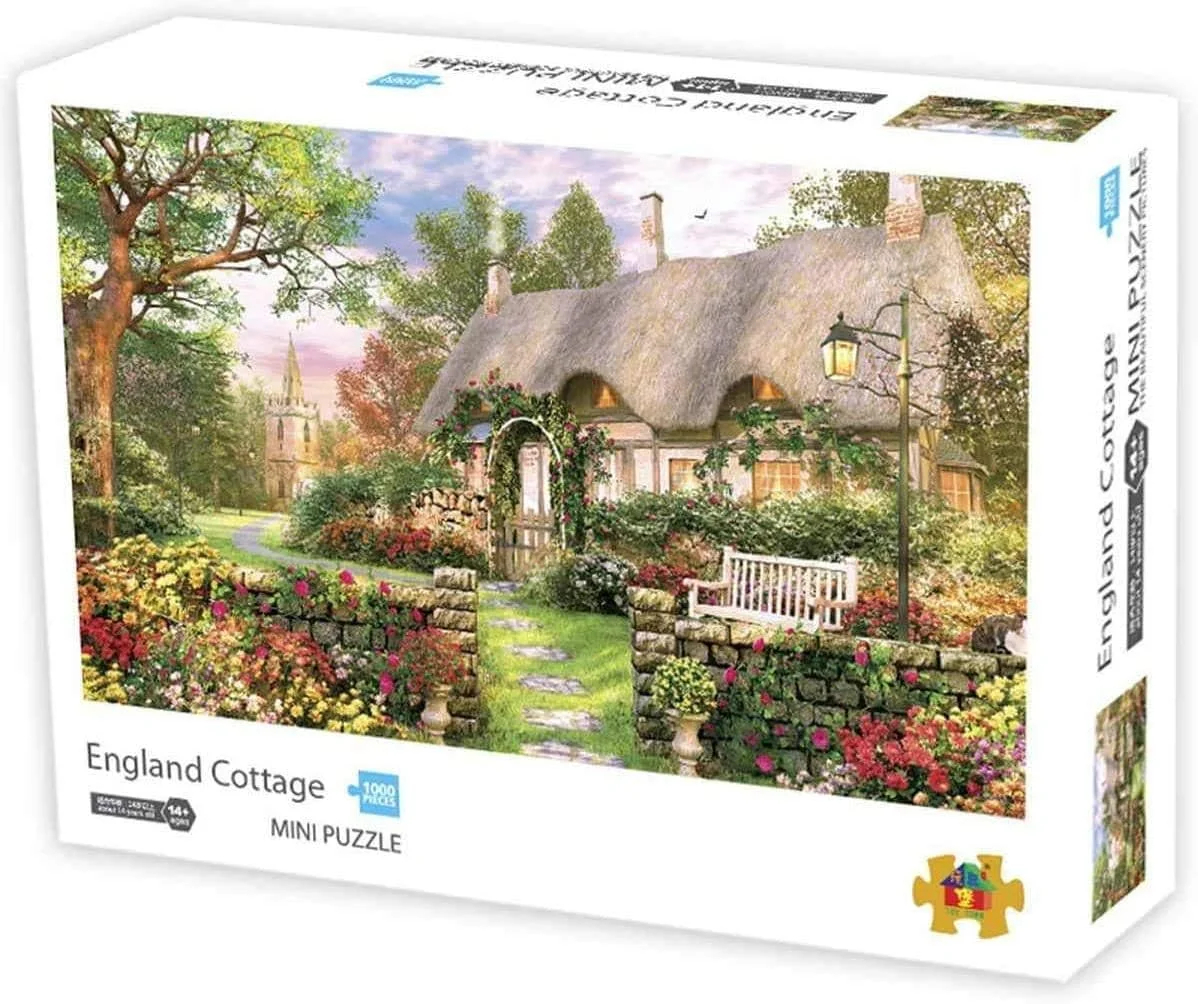 پازل 1000 تکه کلبه انگلیسی Shayee، بازی فکری سرگرم کننده برای کودکان و بزرگسالان پازل 1000 تکه کلبه انگلیسی Shayee، بازی فکری سرگرم کننده برای کودکان و بزرگسالان