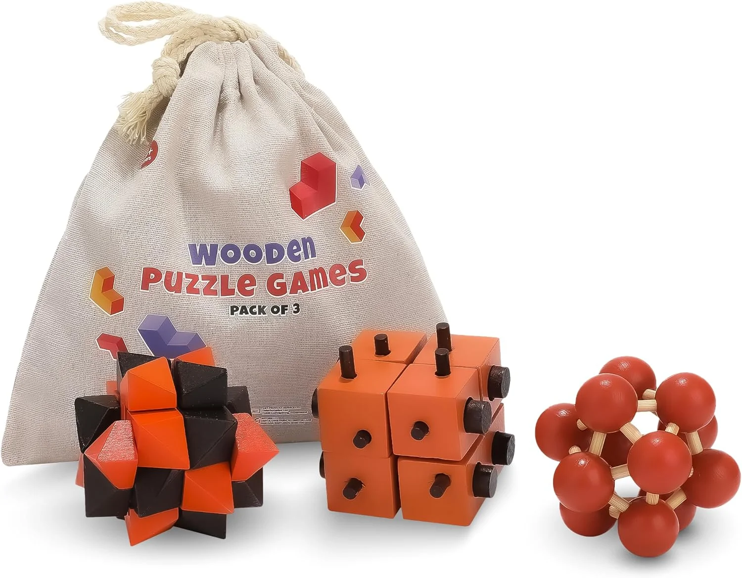 مجموعه 3 عددی پازل های چوبی تیزهوشان شارپ برین زون - پازل های سه بعدی برای نوجوانان و بزرگسالان - بازی های پازل چوبی تیزهوشان برای هدیه مهمانی خانوادگی - بازی برای کودکان مجموعه 3 عددی پازل های چوبی تیزهوشان شارپ برین زون - پازل های سه بعدی برای نوجوانان و بزرگسالان - بازی های پازل چوبی تیزهوشان برای هدیه مهمانی خانوادگی - بازی برای کودکان