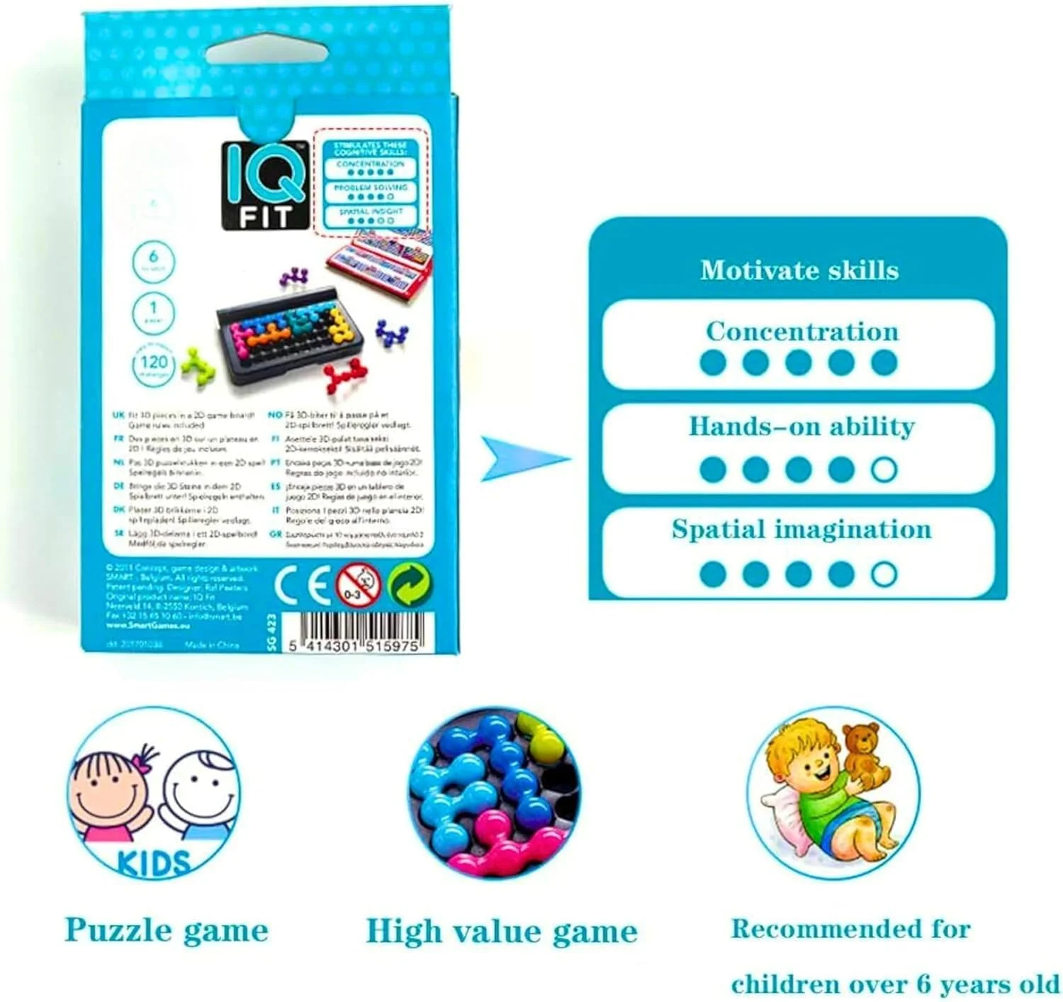 پازل های فکری سه بعدی IQ، بازی های چالش برانگیز، پازل اسباب بازی IQ Fit برای کودکان و بزرگسالان، اسباب بازی ها و بازی های آموزشی، بازی مسافرتی برای تمرین ذهن و سرگرمی پازل های فکری سه بعدی IQ، بازی های چالش برانگیز، پازل اسباب بازی IQ Fit برای کودکان و بزرگسالان، اسباب بازی ها و بازی های آموزشی، بازی مسافرتی برای تمرین ذهن و سرگرمی