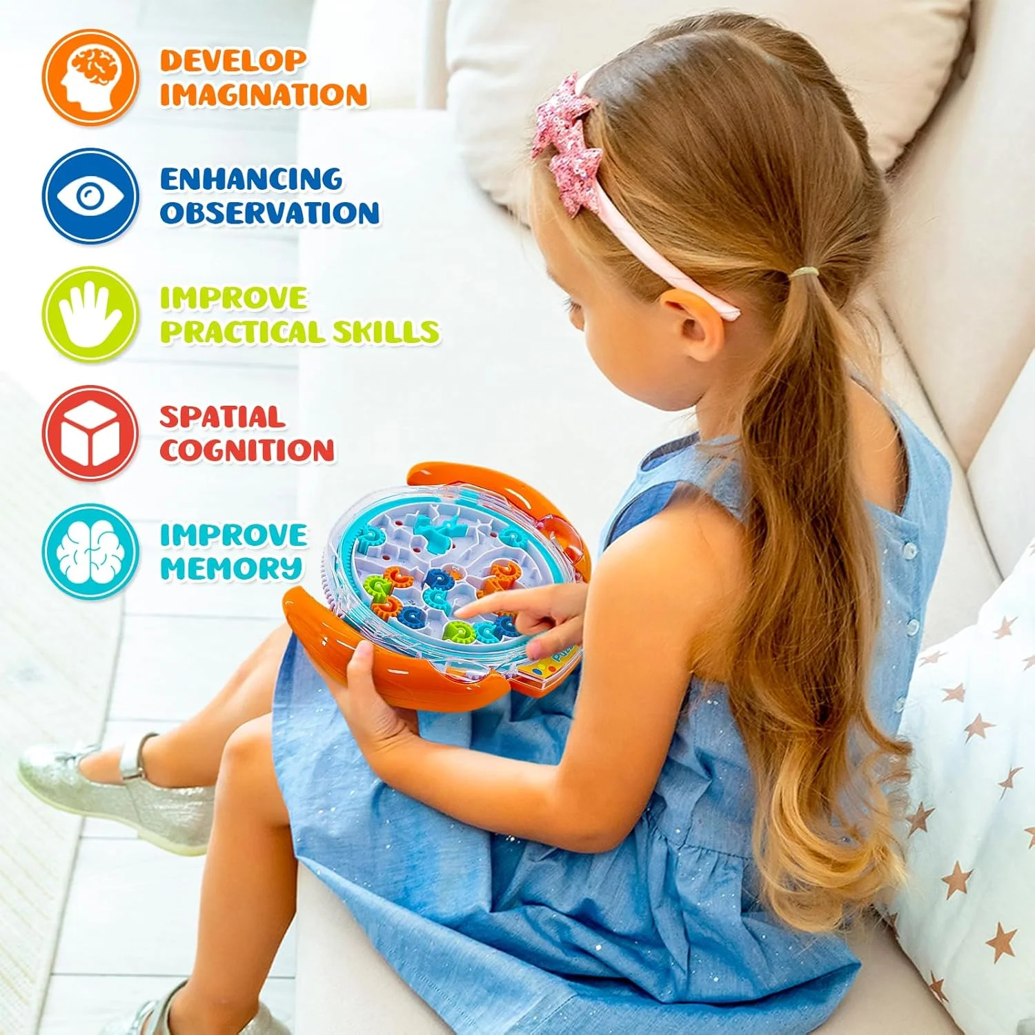 پازل های فکری برای کودکان 3-8 سال، پازل سه بعدی مارپیچ برای کودکان، بازی فکری توپ جاذبه، اسباب بازی پازل توپ مارپیچ هدیه برای کودکان نوجوانان بزرگسالان، چالش سخت. بازی هزارتو مارپیچ مرمری با یک توپ فولادی پازل های فکری برای کودکان 3-8 سال، پازل سه بعدی مارپیچ برای کودکان، بازی فکری توپ جاذبه، اسباب بازی پازل توپ مارپیچ هدیه برای کودکان نوجوانان بزرگسالان، چالش سخت. بازی هزارتو مارپیچ مرمری با یک توپ فولادی