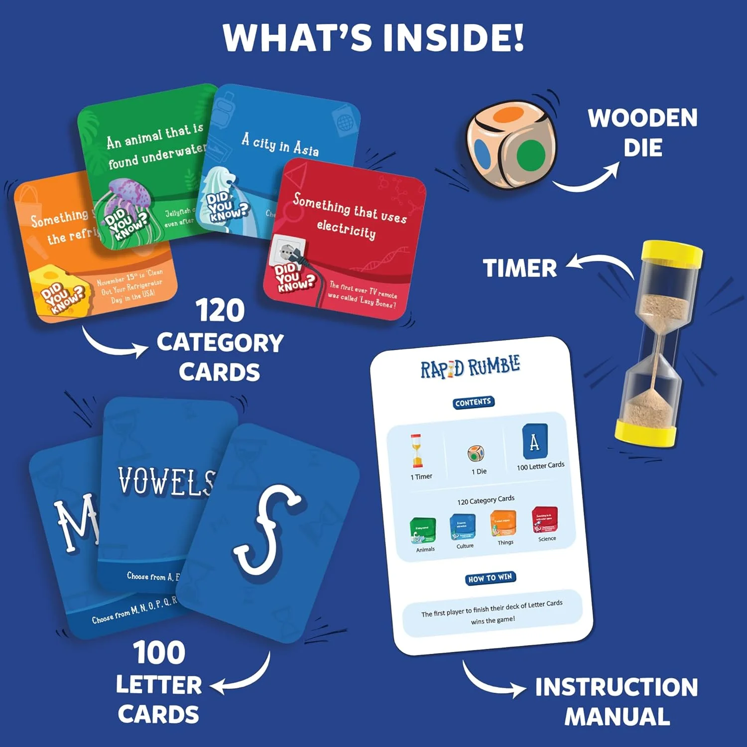 بازی تخته ای پر سرعت Skillmatics Rapid Rumble - بازی سرگرم کننده برای کودکان، نوجوانان و بزرگسالان، مناسب برای شب بازی خانوادگی و اسباب بازی آموزشی، بازی کارتی تفکر سریع، هدیه برای سنین 6، 7، 8، 9 سال به بالا بازی تخته ای پر سرعت Skillmatics Rapid Rumble - بازی سرگرم کننده برای کودکان، نوجوانان و بزرگسالان، مناسب برای شب بازی خانوادگی و اسباب بازی آموزشی، بازی کارتی تفکر سریع، هدیه برای سنین 6، 7، 8، 9 سال به بالا