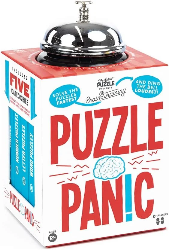 پازل پانیک پروفسور PUZZLE - بازی پازلی چند نفره و سریع با معماها، کلمات، حروف و پازل های اعداد. مجموعه تمرین مغز