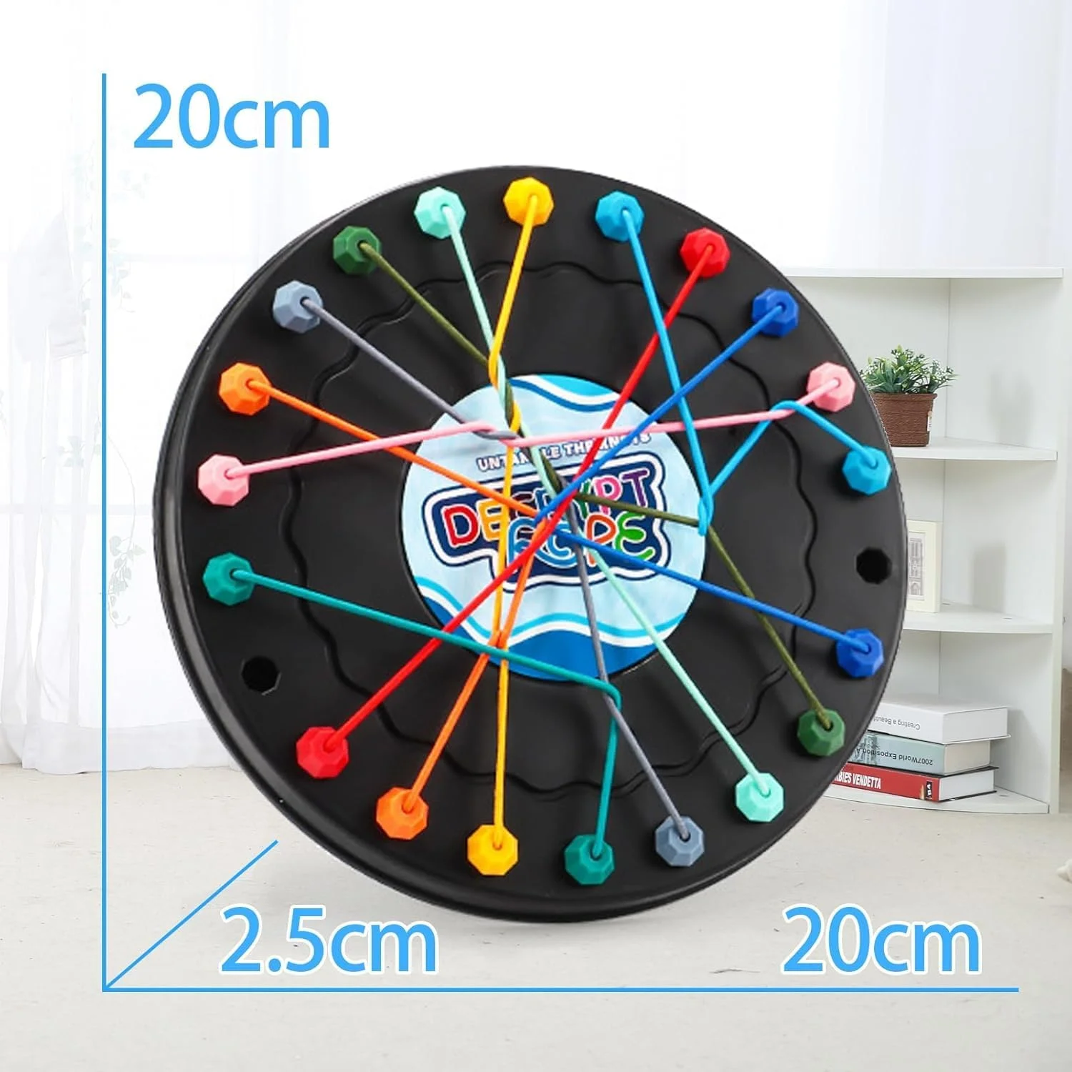 بازی پازل باز کردن طناب - آموزش منطق و معمای فکری استراتژی، چالش گره دوستانه خانوادگی با درجه سختی قابل تنظیم، اسباب بازی فکری مسافرتی قابل حمل بازی پازل باز کردن طناب - آموزش منطق و معمای فکری استراتژی، چالش گره دوستانه خانوادگی با درجه سختی قابل تنظیم، اسباب بازی فکری مسافرتی قابل حمل