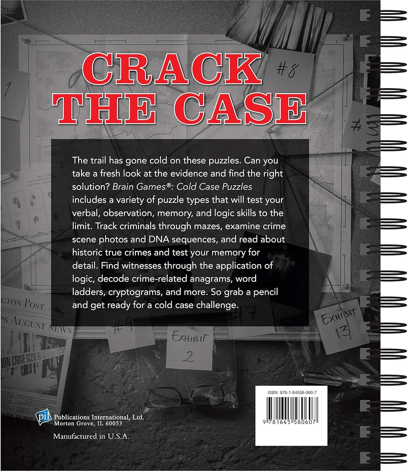 بازی های فکری انتشارات بین المللی - پازل های پرونده های جنایی حل نشده بازی های فکری انتشارات بین المللی - پازل های پرونده های جنایی حل نشده