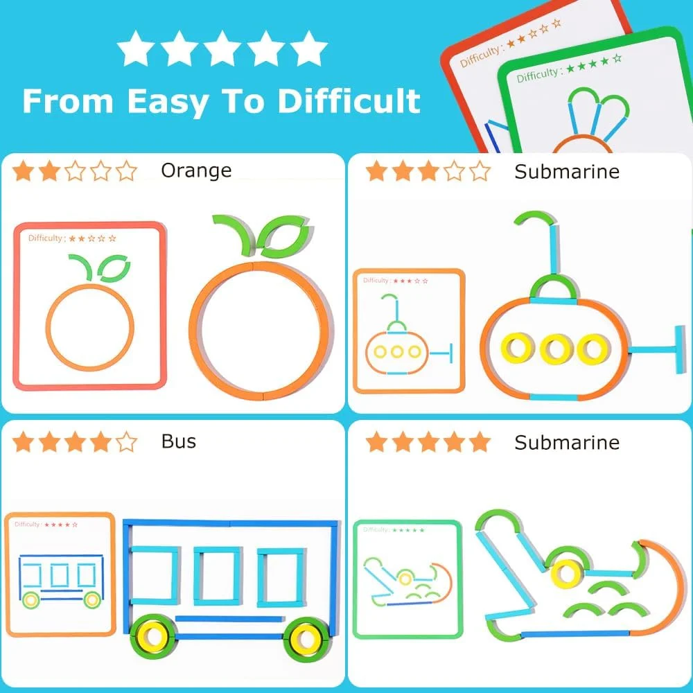 اسباب بازی چوبی خلاقانه Oxsaytee شامل چوب و حلقه برای کودکان 3+، پازل تطبیقی مونته سوری، اسباب بازی های آموزشی برای پسران و دختران پیش دبستانی و مهد کودک اسباب بازی چوبی خلاقانه Oxsaytee شامل چوب و حلقه برای کودکان 3+، پازل تطبیقی مونته سوری، اسباب بازی های آموزشی برای پسران و دختران پیش دبستانی و مهد کودک