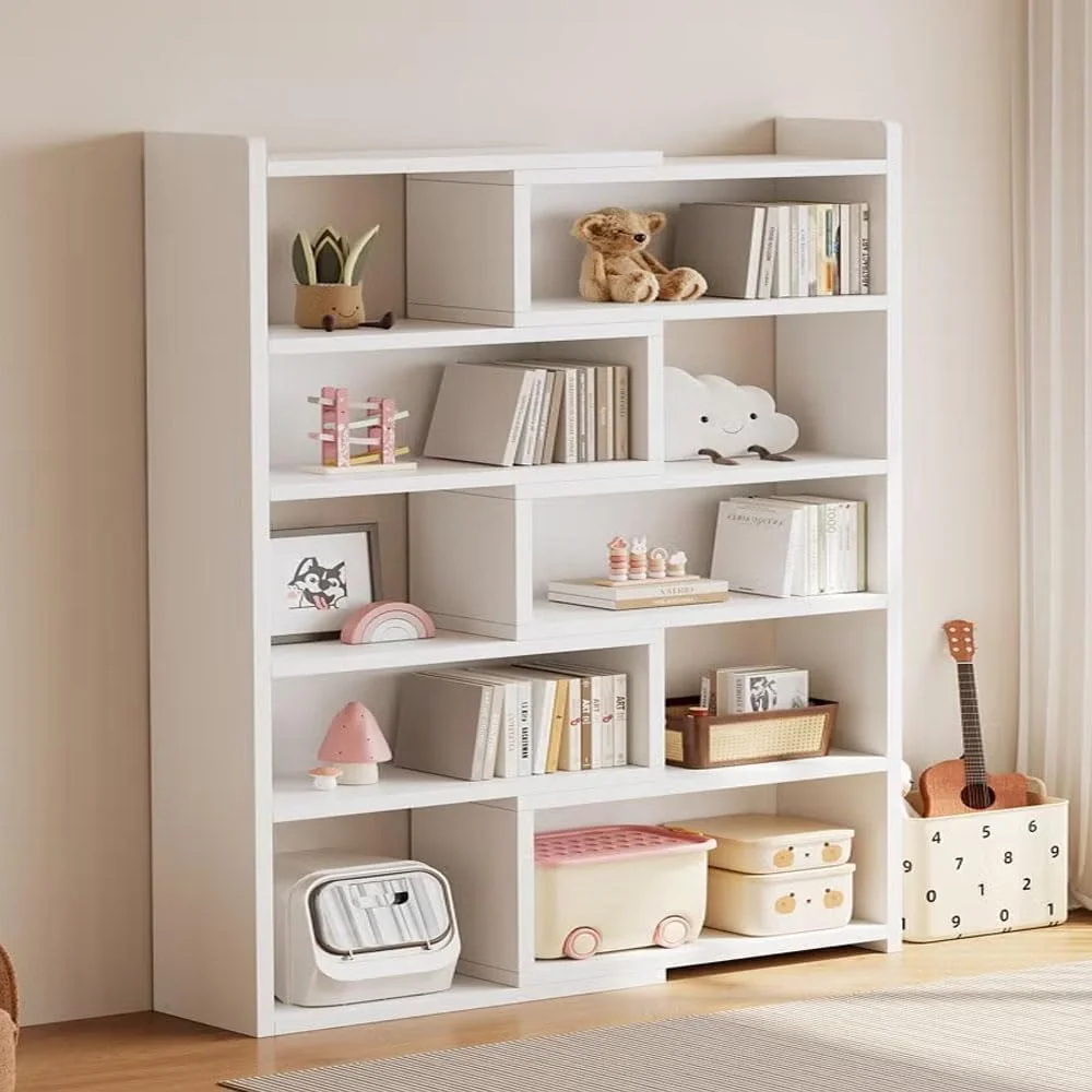 کتابخانه چند طبقه دو طرفه KUTIS - قفسه کتاب بلند با طراحی خلاقانه قابل تنظیم، قفسه گوشه مدرن با پانل های چوبی ضخیم 15 میلی متری، سازمان دهنده قفسه نمایش باز برای اتاق خواب کتابخانه چند طبقه دو طرفه KUTIS - قفسه کتاب بلند با طراحی خلاقانه قابل تنظیم، قفسه گوشه مدرن با پانل های چوبی ضخیم 15 میلی متری، سازمان دهنده قفسه نمایش باز برای اتاق خواب