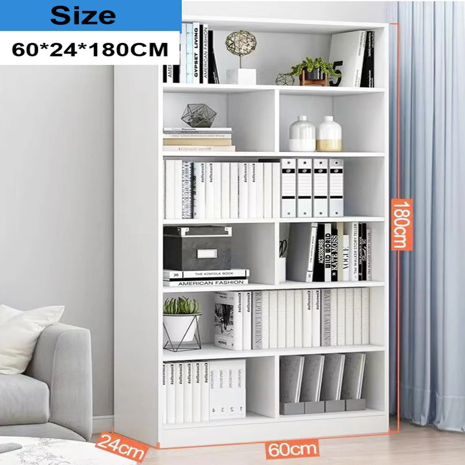 قفسه کتاب و کابینت چند منظوره مدرن Kutis با ظرفیت بالا و صرفه جویی در فضا، مناسب برای نگهداری و نمایش، ابعاد 60x24x180 سانتی متر قفسه کتاب و کابینت چند منظوره مدرن Kutis با ظرفیت بالا و صرفه جویی در فضا، مناسب برای نگهداری و نمایش، ابعاد 60x24x180 سانتی متر