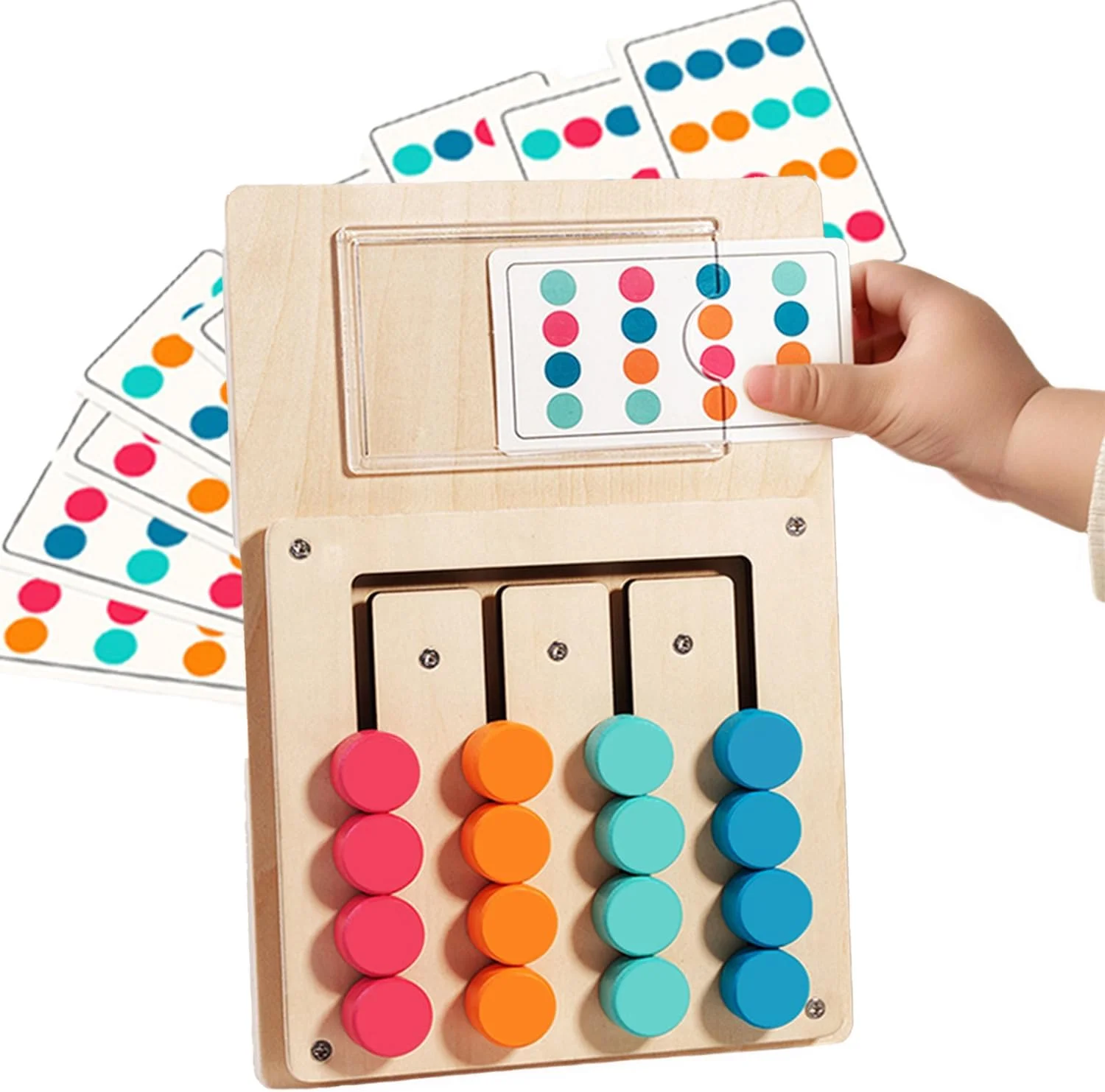 اسباب بازی پازل تطبیق رنگ Masroo، بازی فکری مونته سوری برای کودکان 3، 4، 5، 6، 7 ساله، اسباب بازی های سفر جاده ای برای پسران و دختران، بازی های دستی برای مسافرت، هدیه ای ایده آل برای کریسمس و تولد