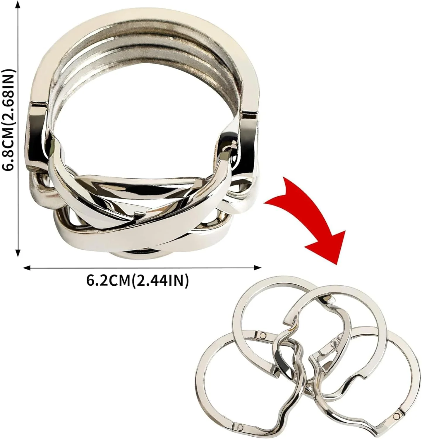 مجموعه 3 عددی پازل فکری فلزی – پازل های درهم تنیده آلیاژی برای بزرگسالان، تست هوش و منطق، بازی های فکری جداسازی برای مدرسه و دفتر مجموعه 3 عددی پازل فکری فلزی – پازل های درهم تنیده آلیاژی برای بزرگسالان، تست هوش و منطق، بازی های فکری جداسازی برای مدرسه و دفتر