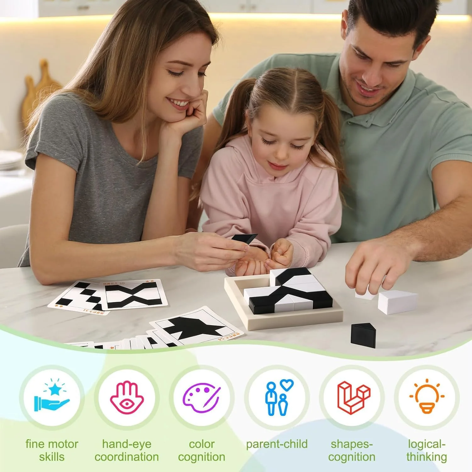 پازل بلوک ملاله، پازل مکعب چوبی با سینی ذخیره سازی، اسباب بازی پازل بلوک ساختمانی پنهان چوبی، بازی پازل سه بعدی بلوک فکری، پازل بلوک سیاه و سفید آموزش زودهنگام برای کودکان 4 سال به بالا پازل بلوک ملاله، پازل مکعب چوبی با سینی ذخیره سازی، اسباب بازی پازل بلوک ساختمانی پنهان چوبی، بازی پازل سه بعدی بلوک فکری، پازل بلوک سیاه و سفید آموزش زودهنگام برای کودکان 4 سال به بالا