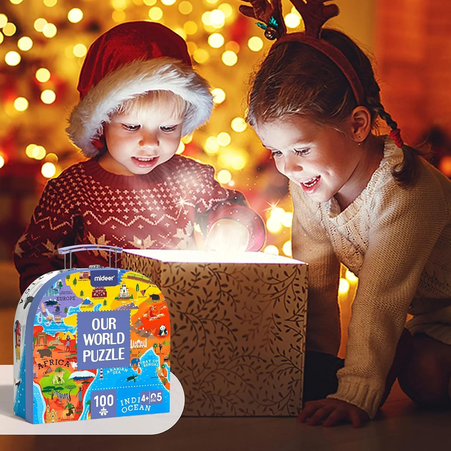 پازل 100 تکه Mideer مناسب کودکان 4 تا 8 سال، پازل های زمینی مناسب سنین 6 تا 8 سال، پازل کودک نوپا برای کودکان، پازل سایز بزرگ، جعبه هدیه دستی، بازی های پیش دبستانی برای پسران و دختران (پازل زمینی دنیای ما) پازل 100 تکه Mideer مناسب کودکان 4 تا 8 سال، پازل های زمینی مناسب سنین 6 تا 8 سال، پازل کودک نوپا برای کودکان، پازل سایز بزرگ، جعبه هدیه دستی، بازی های پیش دبستانی برای پسران و دختران (پازل زمینی دنیای ما)