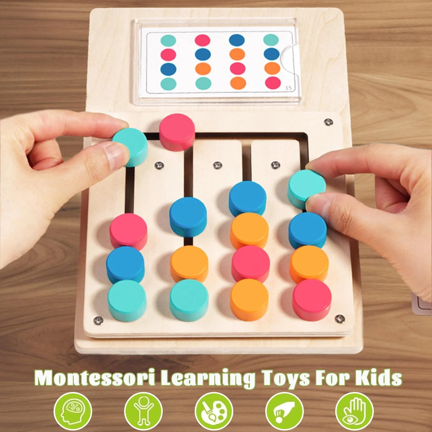 اسباب بازی پازل تطبیق رنگ Masroo، بازی فکری مونته سوری برای کودکان 3، 4، 5، 6، 7 ساله، اسباب بازی های سفر جاده ای برای پسران و دختران، بازی های دستی برای مسافرت، هدیه ای ایده آل برای کریسمس و تولد اسباب بازی پازل تطبیق رنگ Masroo، بازی فکری مونته سوری برای کودکان 3، 4، 5، 6، 7 ساله، اسباب بازی های سفر جاده ای برای پسران و دختران، بازی های دستی برای مسافرت، هدیه ای ایده آل برای کریسمس و تولد