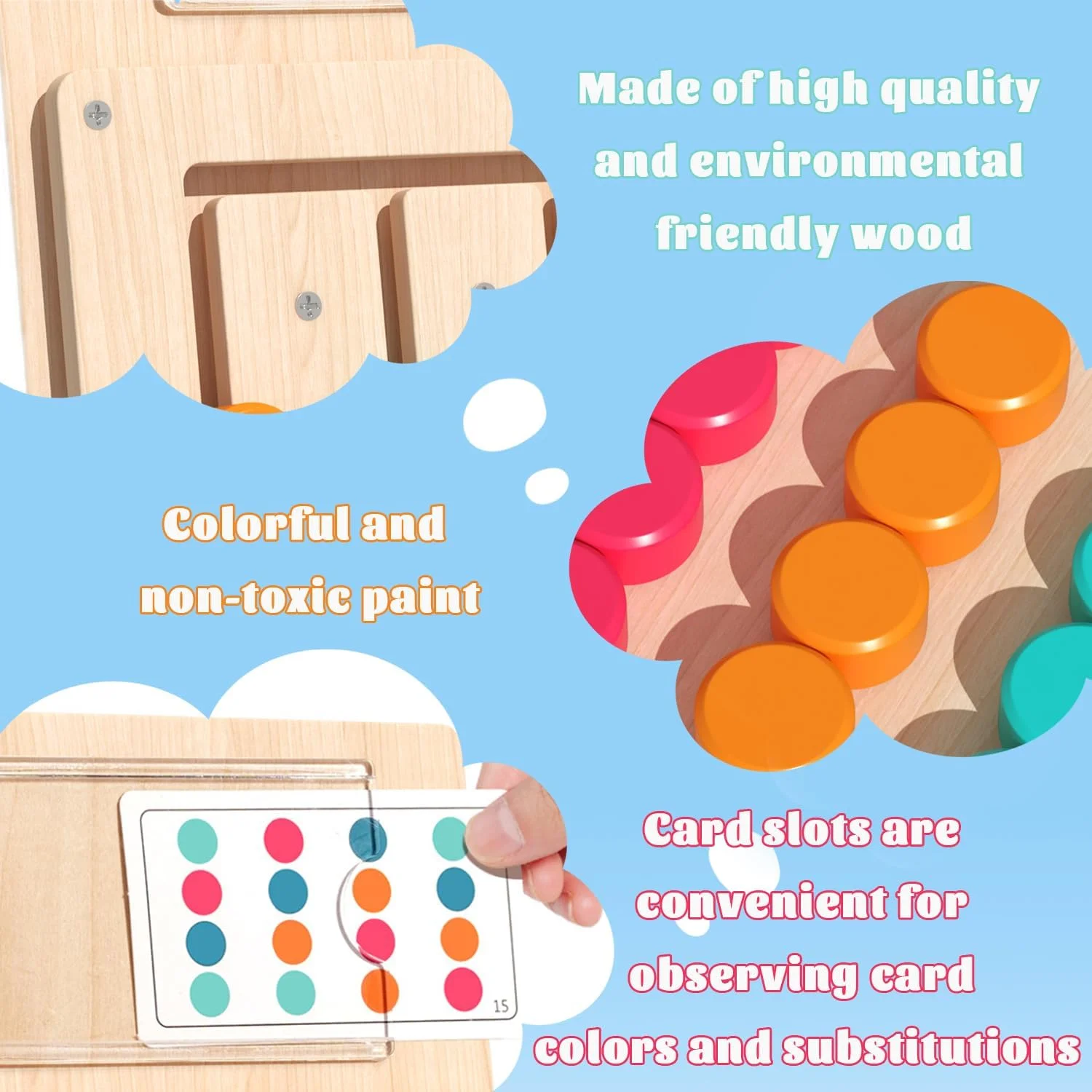 اسباب بازی پازل تطبیق رنگ Masroo، بازی فکری مونته سوری برای کودکان 3، 4، 5، 6، 7 ساله، اسباب بازی های سفر جاده ای برای پسران و دختران، بازی های دستی برای مسافرت، هدیه ای ایده آل برای کریسمس و تولد اسباب بازی پازل تطبیق رنگ Masroo، بازی فکری مونته سوری برای کودکان 3، 4، 5، 6، 7 ساله، اسباب بازی های سفر جاده ای برای پسران و دختران، بازی های دستی برای مسافرت، هدیه ای ایده آل برای کریسمس و تولد