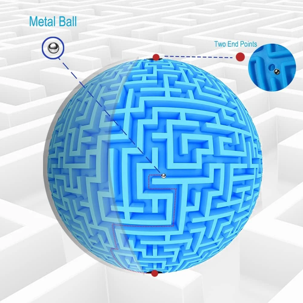 اسباب بازی پازل توپی مارپیچ سه بعدی حافظه گرانشی Masroo Amaze - هدیه ای برای کودکان و بزرگسالان، بازی چالش برانگیز فکری اسباب بازی پازل توپی مارپیچ سه بعدی حافظه گرانشی Masroo Amaze - هدیه ای برای کودکان و بزرگسالان، بازی چالش برانگیز فکری