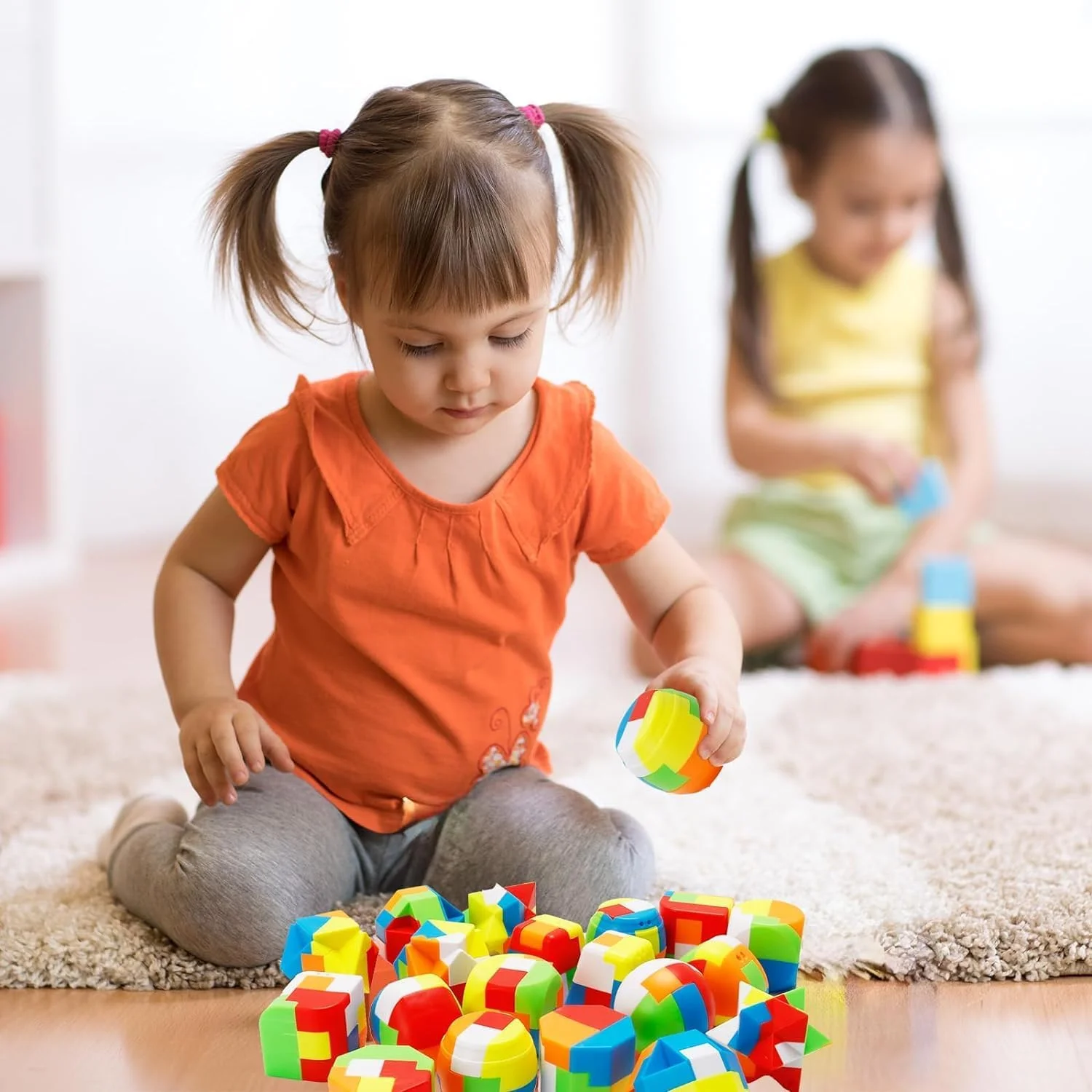 پازل های فکری کره ای نالاکال برای کودکان، پازل های فکری سه بعدی پلاستیکی، پازل های بازی فکری زنجیره ای برای دختران پسر، هدیه مهمانی بازی چالش، تازگی و خلاقیت