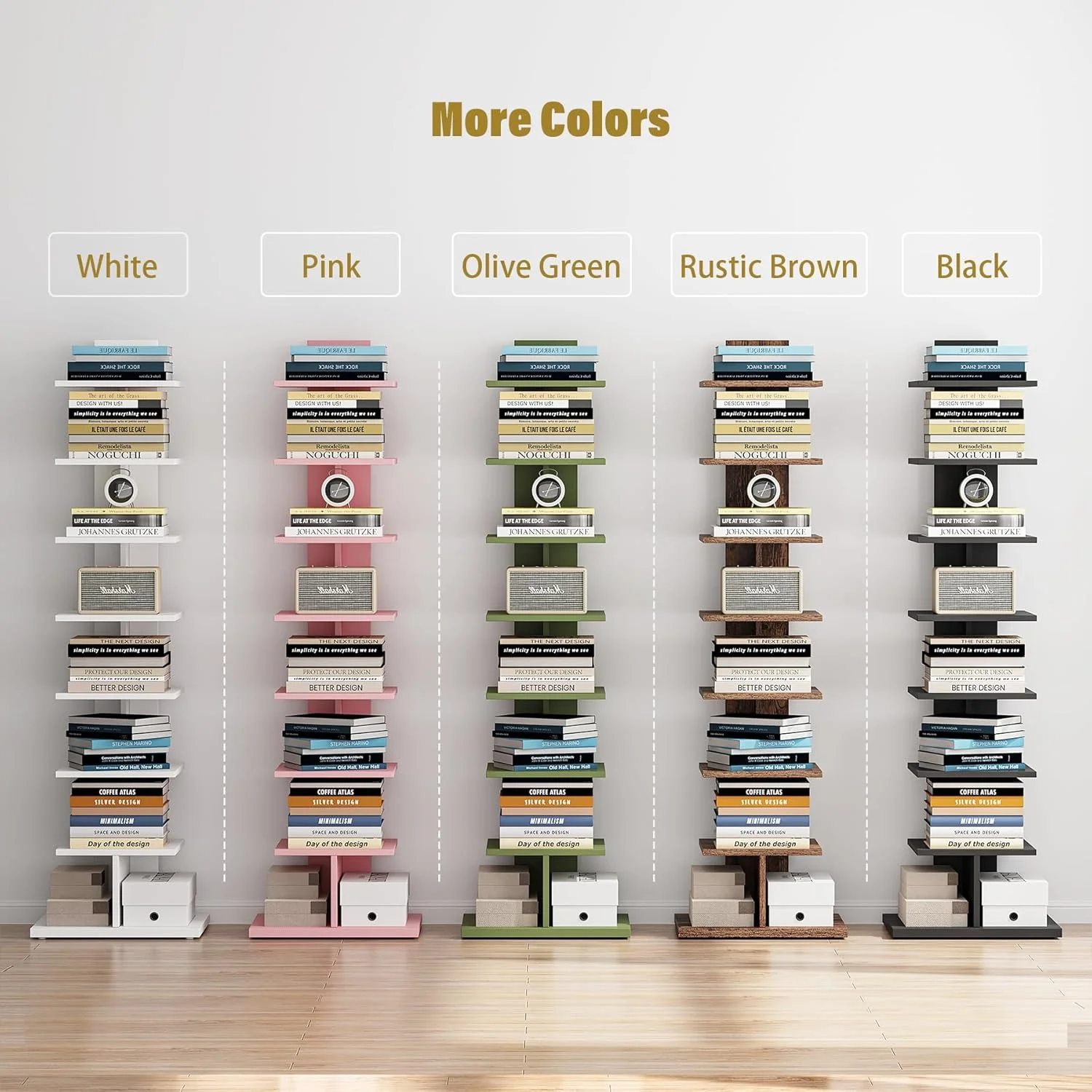 کتابخانه باریک TUTOTAK، کتابخانه 8 طبقه، قفسه کتاب ستون فقرات برای فضای کوچک، قفسه ایستاده گوشه ای برای اتاق نشیمن، دفتر، مطالعه، ورودی، سفید BS06BW008 کتابخانه باریک TUTOTAK، کتابخانه 8 طبقه، قفسه کتاب ستون فقرات برای فضای کوچک، قفسه ایستاده گوشه ای برای اتاق نشیمن، دفتر، مطالعه، ورودی، سفید BS06BW008