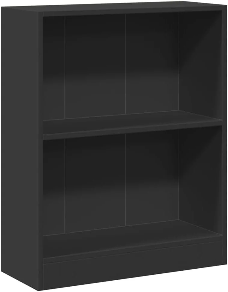 قفسه کتاب ویدا ایکس ال مناسب منزل، اتاق خواب، نشیمن، اداره، کابینت کنار تخت، قفسه کتاب ایستاده، بوفه، چوب مهندسی شده مشکی