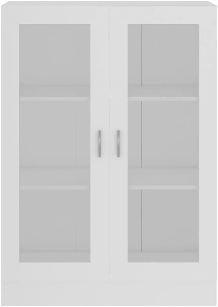 ویترین کابینت vidaXL قفسه کتاب مبلمان قفسه ذخیره سازی کتابخانه فایل اداری بوفه تخته بلند چوب مهندسی شده سفید ویترین کابینت vidaXL قفسه کتاب مبلمان قفسه ذخیره سازی کتابخانه فایل اداری بوفه تخته بلند چوب مهندسی شده سفید