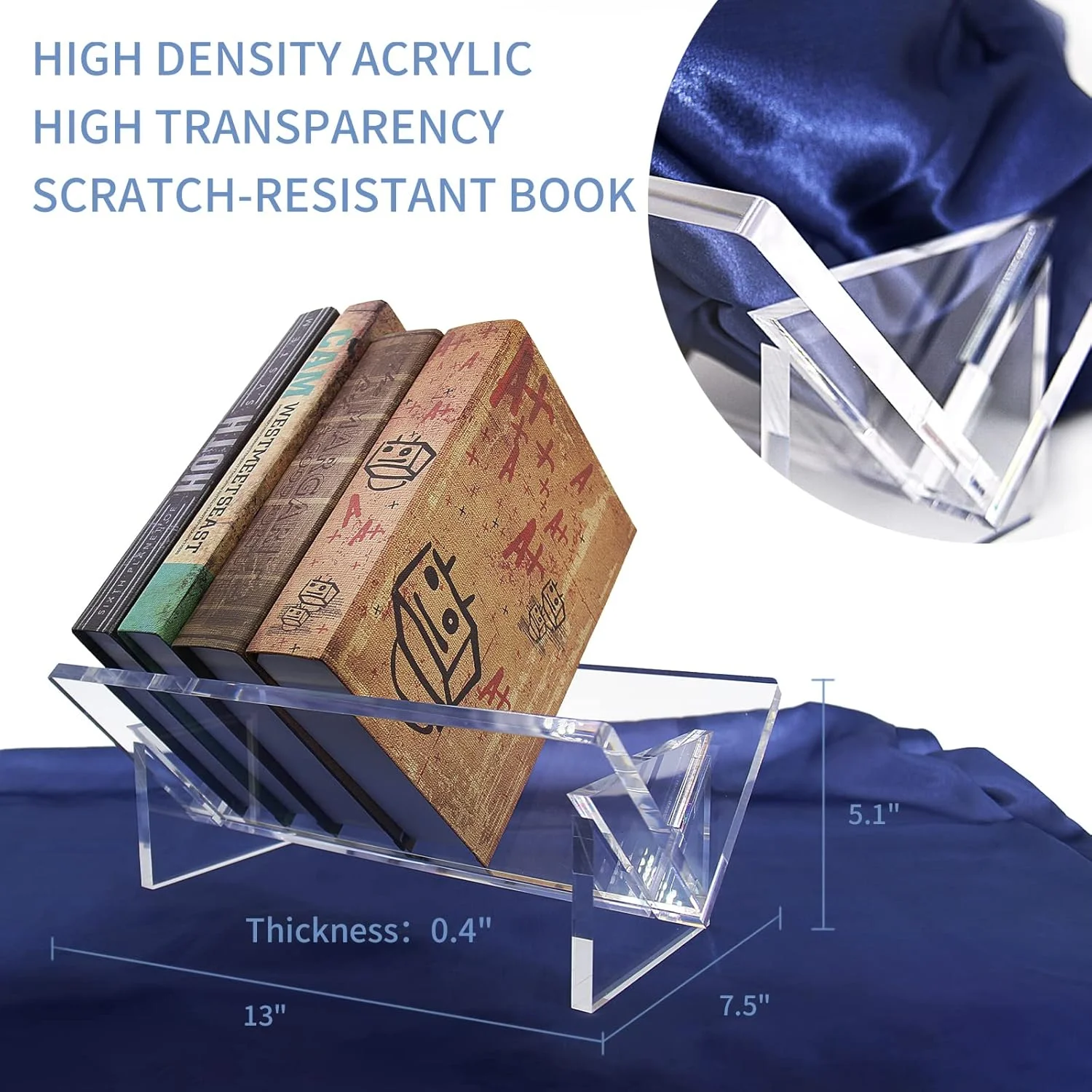 قفسه کتاب رومیزی Yis - قفسه کتاب رومیزی اکریلیک - قفسه کتاب ساده شفاف، قفسه نمایش کتاب، قفسه سازمان دهنده مجله برای اتاق مطالعه اداری، کتابخانه، خانه قفسه کتاب رومیزی Yis - قفسه کتاب رومیزی اکریلیک - قفسه کتاب ساده شفاف، قفسه نمایش کتاب، قفسه سازمان دهنده مجله برای اتاق مطالعه اداری، کتابخانه، خانه