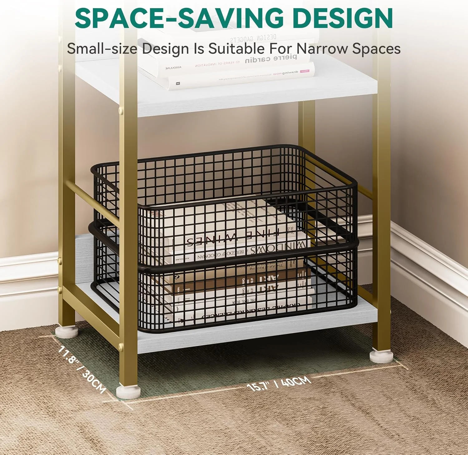 کتابخانه 6 طبقه YITAHOME، قفسه کتاب ایستاده با 4 قلاب، قفسه چوبی و قفسه کتاب فلزی، قفسه بلند صنعتی برای اتاق نشیمن، دفتر کار خانگی، کتابخانه طلایی کتابخانه 6 طبقه YITAHOME، قفسه کتاب ایستاده با 4 قلاب، قفسه چوبی و قفسه کتاب فلزی، قفسه بلند صنعتی برای اتاق نشیمن، دفتر کار خانگی، کتابخانه طلایی