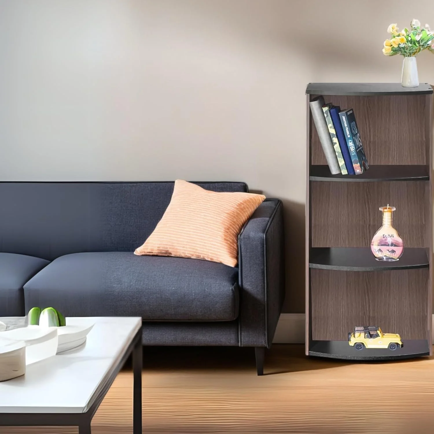 قفسه کتاب سه طبقه چند رنگ WT-EASYCARE | قفسه کتاب | کتابخانه برای نگهداری و نمایش در خانه و محل کار - (مشکی) قفسه کتاب سه طبقه چند رنگ WT-EASYCARE | قفسه کتاب | کتابخانه برای نگهداری و نمایش در خانه و محل کار - (مشکی)