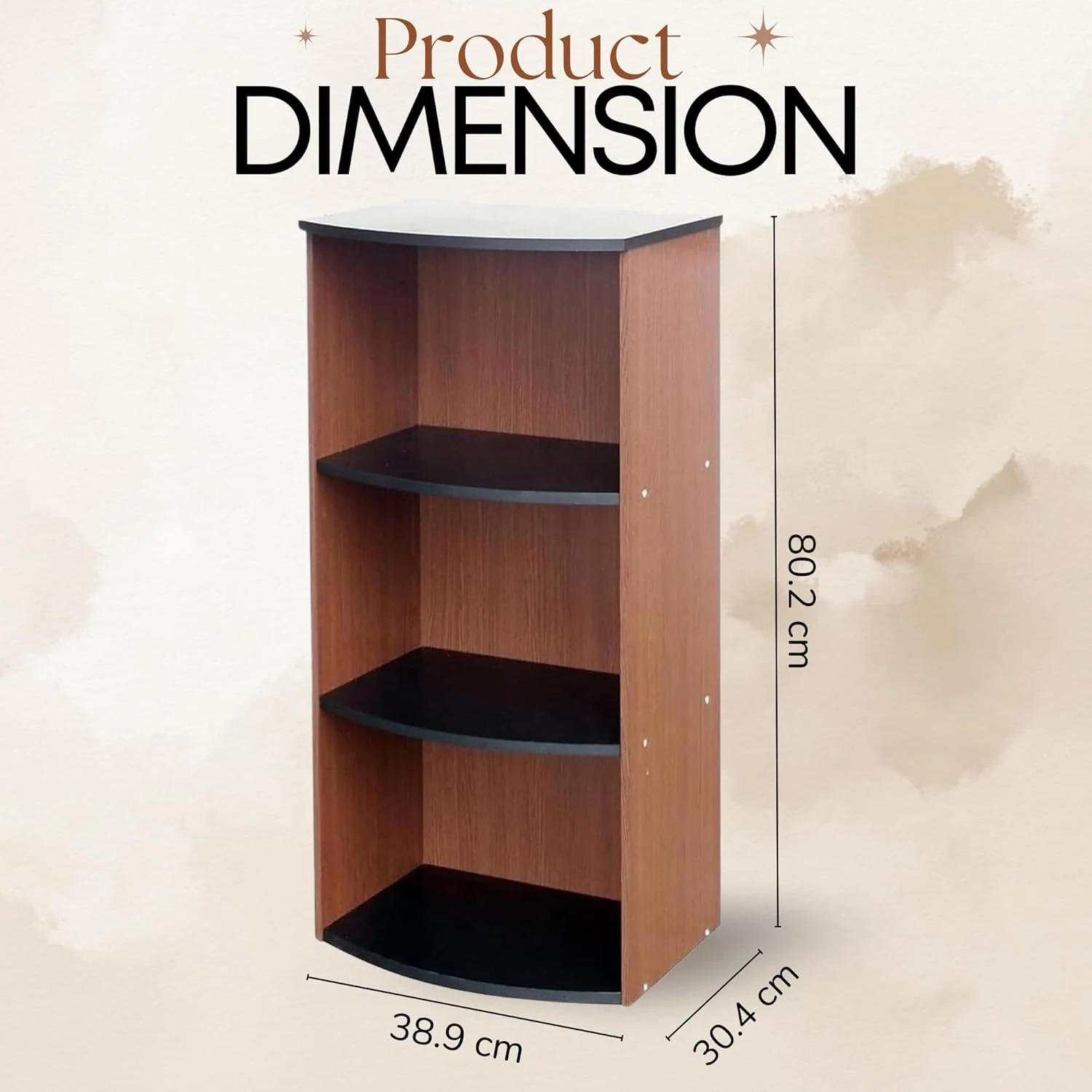 قفسه کتاب سه طبقه چند رنگ WT-EASYCARE | قفسه کتاب | کتابخانه برای نگهداری و نمایش در خانه و محل کار - (مشکی) قفسه کتاب سه طبقه چند رنگ WT-EASYCARE | قفسه کتاب | کتابخانه برای نگهداری و نمایش در خانه و محل کار - (مشکی)