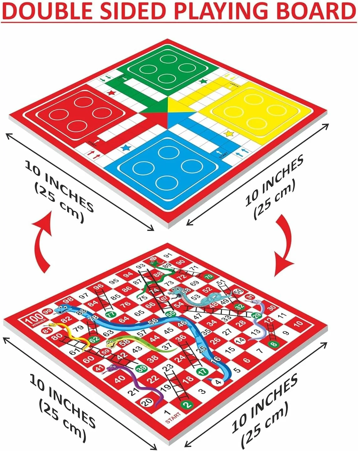 اسباب بازی و بازی های آنکیت رنگی - بسته لودو، مار و پله برای کودکان، مجموعه آموزشی سرگرم کننده، بازی های تخته ای خانوادگی، کیت فعالیت کودک نوپا برای افزایش خلاقیت - سن 6 سال به بالا اسباب بازی و بازی های آنکیت رنگی - بسته لودو، مار و پله برای کودکان، مجموعه آموزشی سرگرم کننده، بازی های تخته ای خانوادگی، کیت فعالیت کودک نوپا برای افزایش خلاقیت - سن 6 سال به بالا