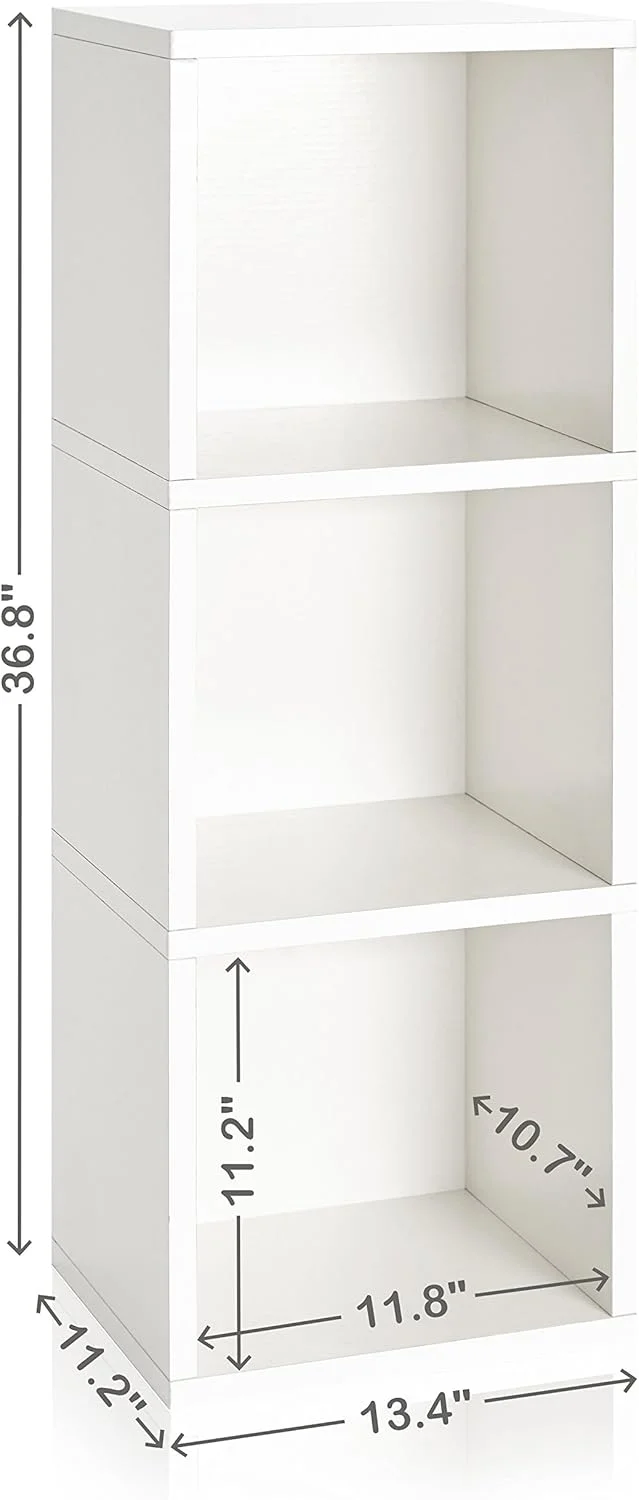 قفسه کتاب 3 طبقه Way Basics Eco Wynwood، قفسه ذخیره سازی، سازمان دهنده (مونتاژ بدون ابزار و ساخته شده از مقوای zBoard غیر سمی پایدار) سفید قفسه کتاب 3 طبقه Way Basics Eco Wynwood، قفسه ذخیره سازی، سازمان دهنده (مونتاژ بدون ابزار و ساخته شده از مقوای zBoard غیر سمی پایدار) سفید