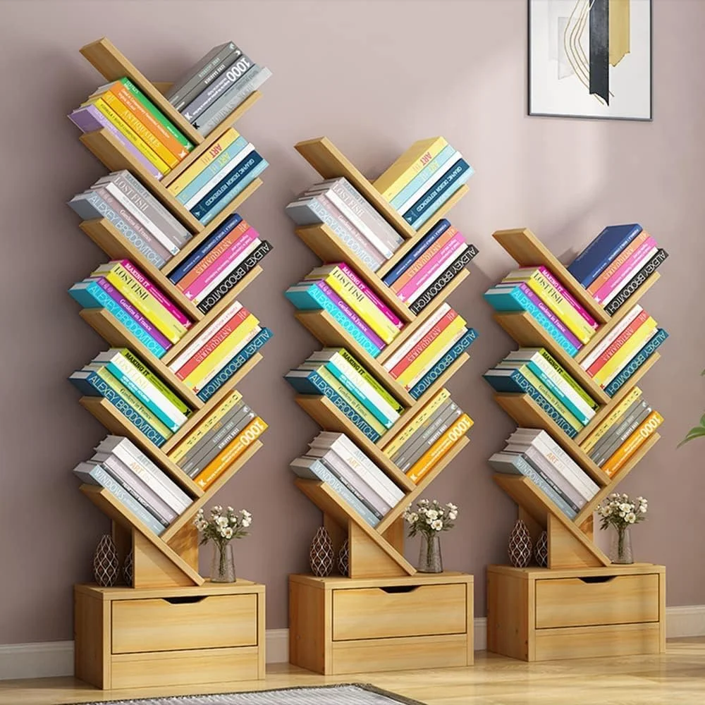 کتابخانه درختی 10 طبقه Wemart، کتابخانه 10 قفسه با کشو، کتابخانه مدرن، کتابخانه درختی ایستاده، قفسه های سازمان دهنده کاربردی برای دفتر کار خانگی، اتاق نشیمن، اتاق خواب (قهوه ای روشن) کتابخانه درختی 10 طبقه Wemart، کتابخانه 10 قفسه با کشو، کتابخانه مدرن، کتابخانه درختی ایستاده، قفسه های سازمان دهنده کاربردی برای دفتر کار خانگی، اتاق نشیمن، اتاق خواب (قهوه ای روشن)