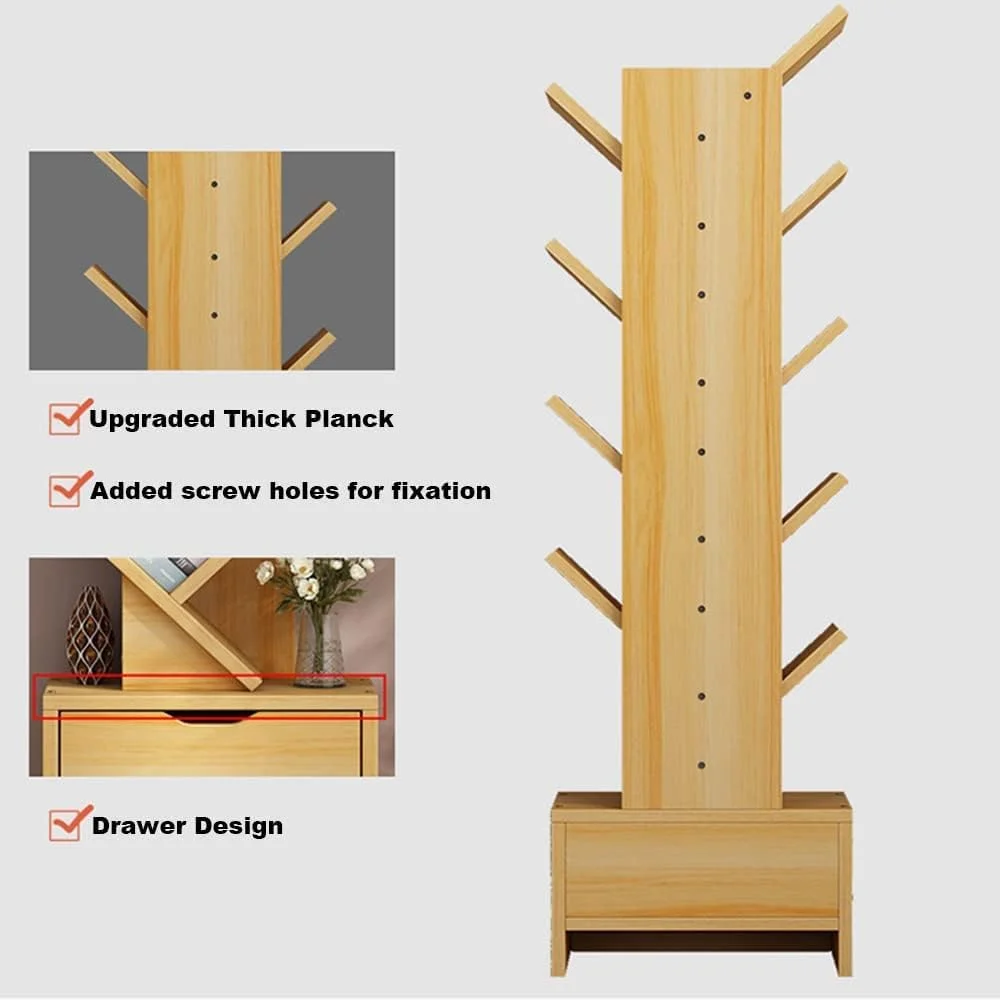 کتابخانه درختی 10 طبقه Wemart، کتابخانه 10 قفسه با کشو، کتابخانه مدرن، کتابخانه درختی ایستاده، قفسه های سازمان دهنده کاربردی برای دفتر کار خانگی، اتاق نشیمن، اتاق خواب (قهوه ای روشن) کتابخانه درختی 10 طبقه Wemart، کتابخانه 10 قفسه با کشو، کتابخانه مدرن، کتابخانه درختی ایستاده، قفسه های سازمان دهنده کاربردی برای دفتر کار خانگی، اتاق نشیمن، اتاق خواب (قهوه ای روشن)