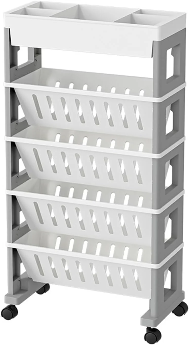 قفسه کتاب 5 طبقه WESTCH، قفسه کتاب متحرک با چرخ، قفسه کتاب منحصر به فرد قابل جابجایی، قفسه کتاب برای مطالعه دانشجویان در خوابگاه، کلاس درس، اتاق نشیمن، مدرسه (خاکستری) قفسه کتاب 5 طبقه WESTCH، قفسه کتاب متحرک با چرخ، قفسه کتاب منحصر به فرد قابل جابجایی، قفسه کتاب برای مطالعه دانشجویان در خوابگاه، کلاس درس، اتاق نشیمن، مدرسه (خاکستری)