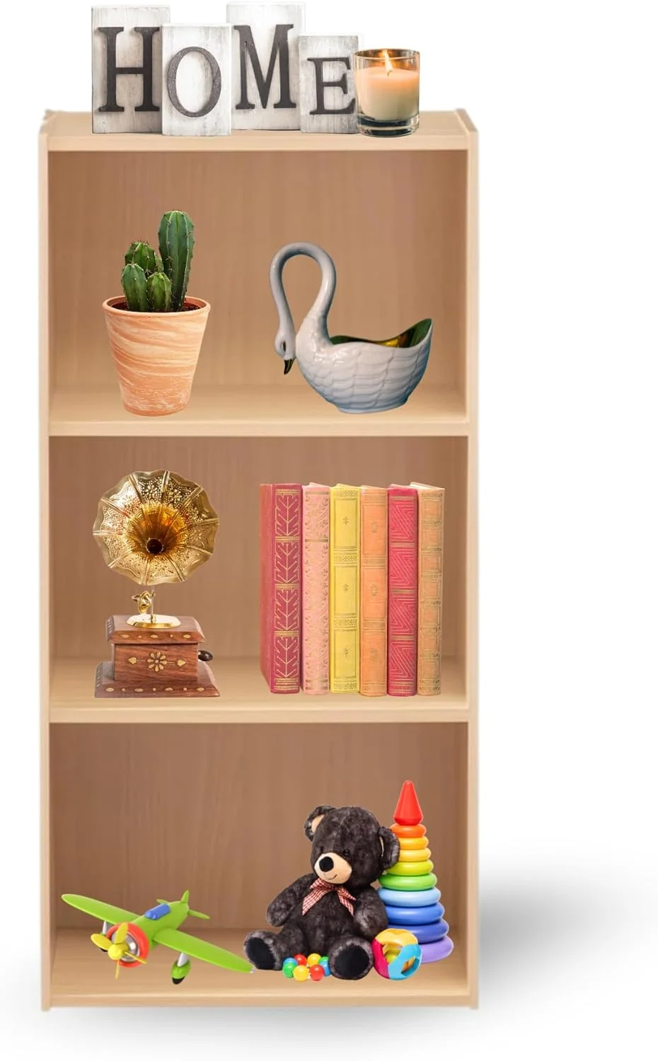 قفسه کتاب 3 طبقه مدولار WT-EASYCARE | قفسه چوبی | قفسه کتاب باز - 29 طول x 40 عرض x 80 ارتفاع سانتی متر (راش) قفسه کتاب 3 طبقه مدولار WT-EASYCARE | قفسه چوبی | قفسه کتاب باز - 29 طول x 40 عرض x 80 ارتفاع سانتی متر (راش)