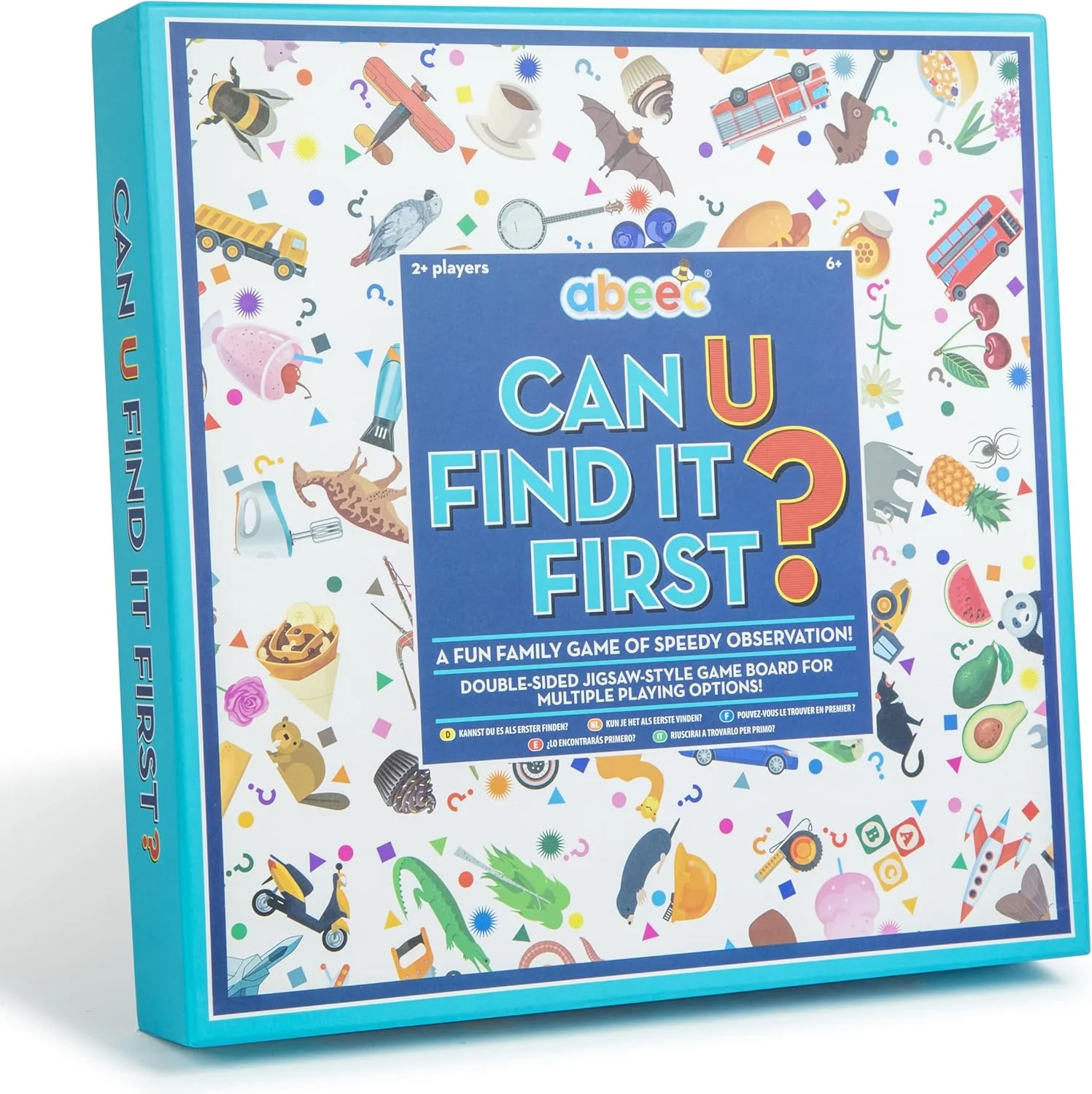 آبییک، آیا می توانی آن را اول پیدا کنی؟ – بازی تخته ای سرگرم کننده خانوادگی برای مشاهده سریع – بازی آموزشی برای کودکان - بازی های تخته ای کودکان - بازی بینگو