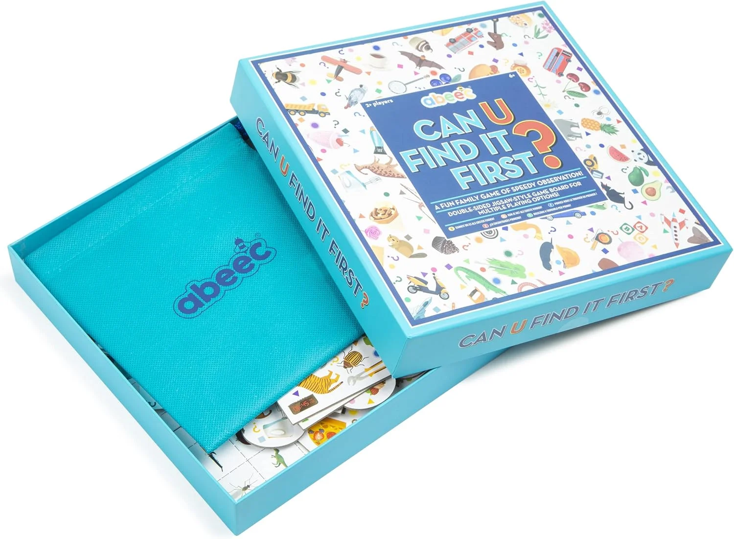 آبییک، آیا می توانی آن را اول پیدا کنی؟ – بازی تخته ای سرگرم کننده خانوادگی برای مشاهده سریع – بازی آموزشی برای کودکان - بازی های تخته ای کودکان - بازی بینگو