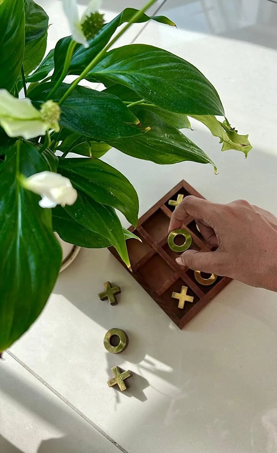 بازی فکری دوز دوبکارت، بازی تخته ای چوبی کلاسیک، بازی آموزشی تخته شطرنج خانوادگی، بازی رومیزی اسباب بازی بازی های تخته ای تعاملی والدین و فرزندان برای تزئینات مهمانی های داخلی و خارجی