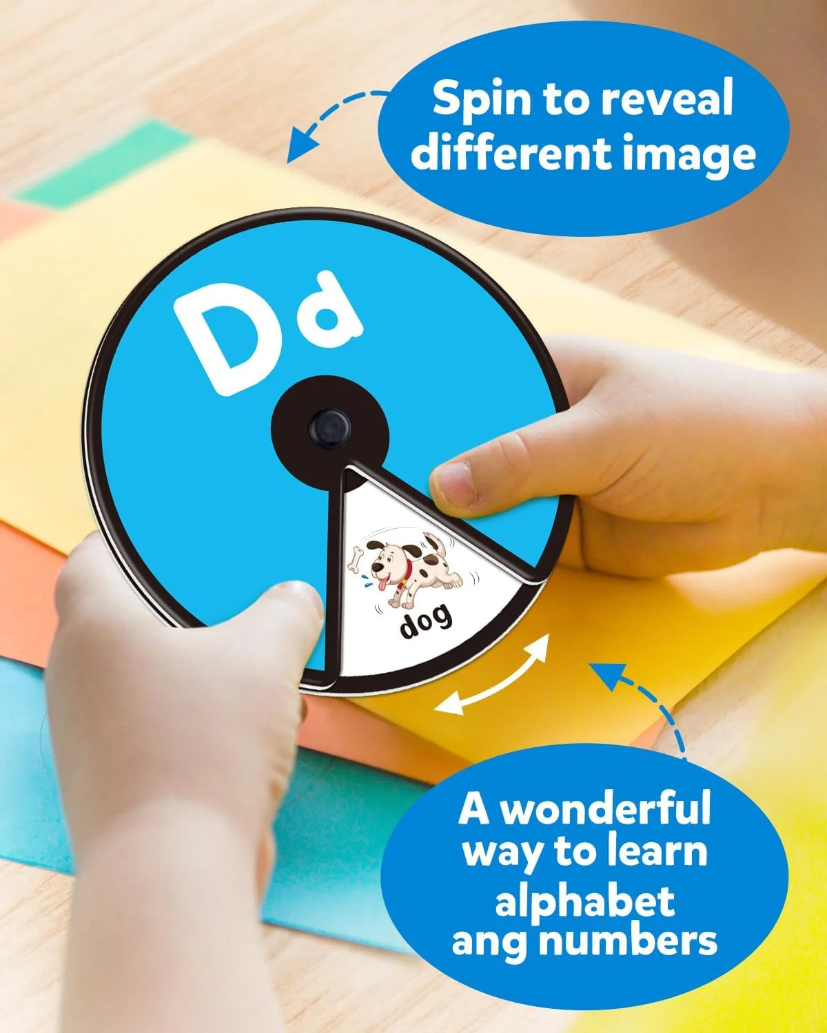 کارت های چرخشی الفبا تعاملی Coogam برای کودکان نوپا، بازی آموزشی حروف الفبا و اعداد، کارت های تصویری آموزشی رنگی با الگو، اسباب بازی مونته سوری هدیه برای کودکان پیش دبستانی 3، 4 و 5 ساله کارت های چرخشی الفبا تعاملی Coogam برای کودکان نوپا، بازی آموزشی حروف الفبا و اعداد، کارت های تصویری آموزشی رنگی با الگو، اسباب بازی مونته سوری هدیه برای کودکان پیش دبستانی 3، 4 و 5 ساله