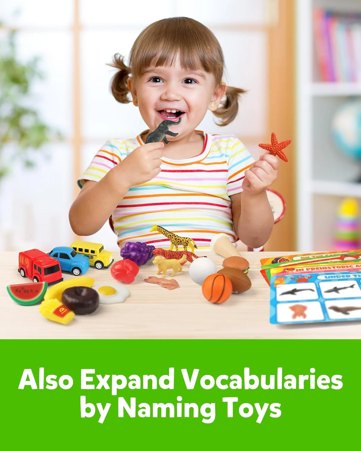 اسباب بازی مرتب سازی کوگام برای کودکان نوپا، حیوانات دایناسورها میوه ها وسایل نقلیه غذاها ماهی ها توپ ها مجموعه بازی مزرعه، بازی حرکتی ظریف مونته سوری هدیه آموزشی پیش دبستانی برای کودکان 2 3 4 ساله