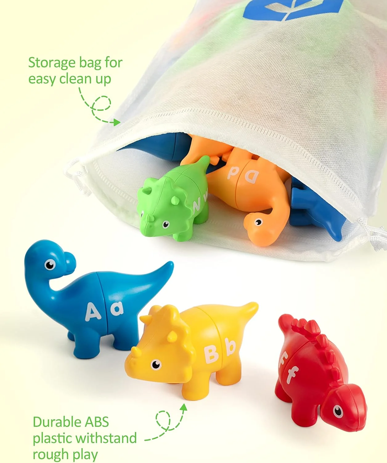 اسباب بازی تطبیق حروف کوگام، 26 قطعه بازی تطبیق الفبای دایناسور ABC دو طرفه با حروف بزرگ و کوچک، اسباب بازی های آموزشی مونته سوری برای کودکان نوپا پسران و دختران اسباب بازی تطبیق حروف کوگام، 26 قطعه بازی تطبیق الفبای دایناسور ABC دو طرفه با حروف بزرگ و کوچک، اسباب بازی های آموزشی مونته سوری برای کودکان نوپا پسران و دختران