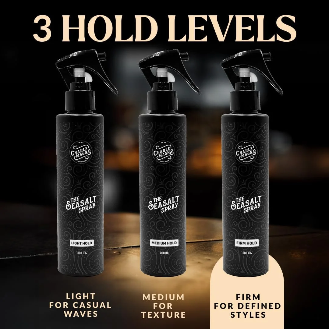 اسپری نمک دریایی شارلمانی - اسپری نمک برای مو - اسپری آب نمک مو اسپری مو مات - اسپری حجم دهنده بافت دهنده مو - اسپری آب نمک مات اسپری نمک دریایی مو مردانه اسپری نمک دریایی