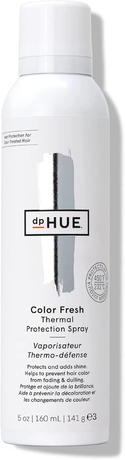 اسپری محافظ حرارتی مو dpHUE Color Fresh - حجم 148 میلی لیتر - محافظت از مو در برابر حرارت بالا، مبارزه با وز و افزایش درخشندگی - مناسب برای انواع مو - ایمن برای موهای رنگ شده