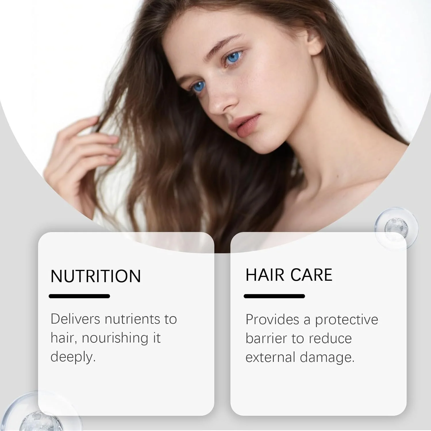 پرایمر مو شیر مغذی، مرطوب کننده سبک وزن برای موهای نرم، اسپری صاف کننده مو، مراقبت از مو، مغذی و صاف کننده، ضد وز برای موهای خشک، مرطوب کننده قوی (3 عدد)