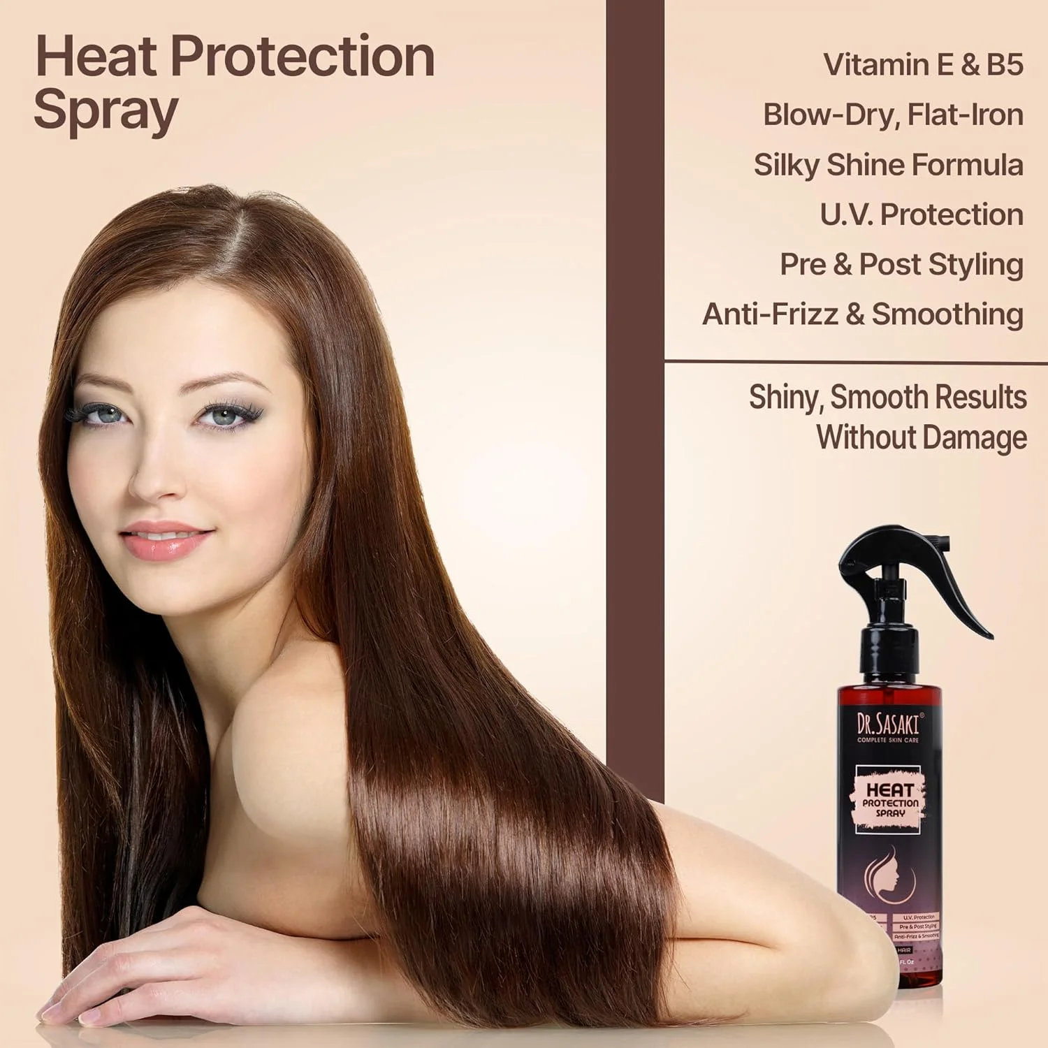 اسپری محافظت کامل مو دکتر ساساکی، 200 میلی لیتر