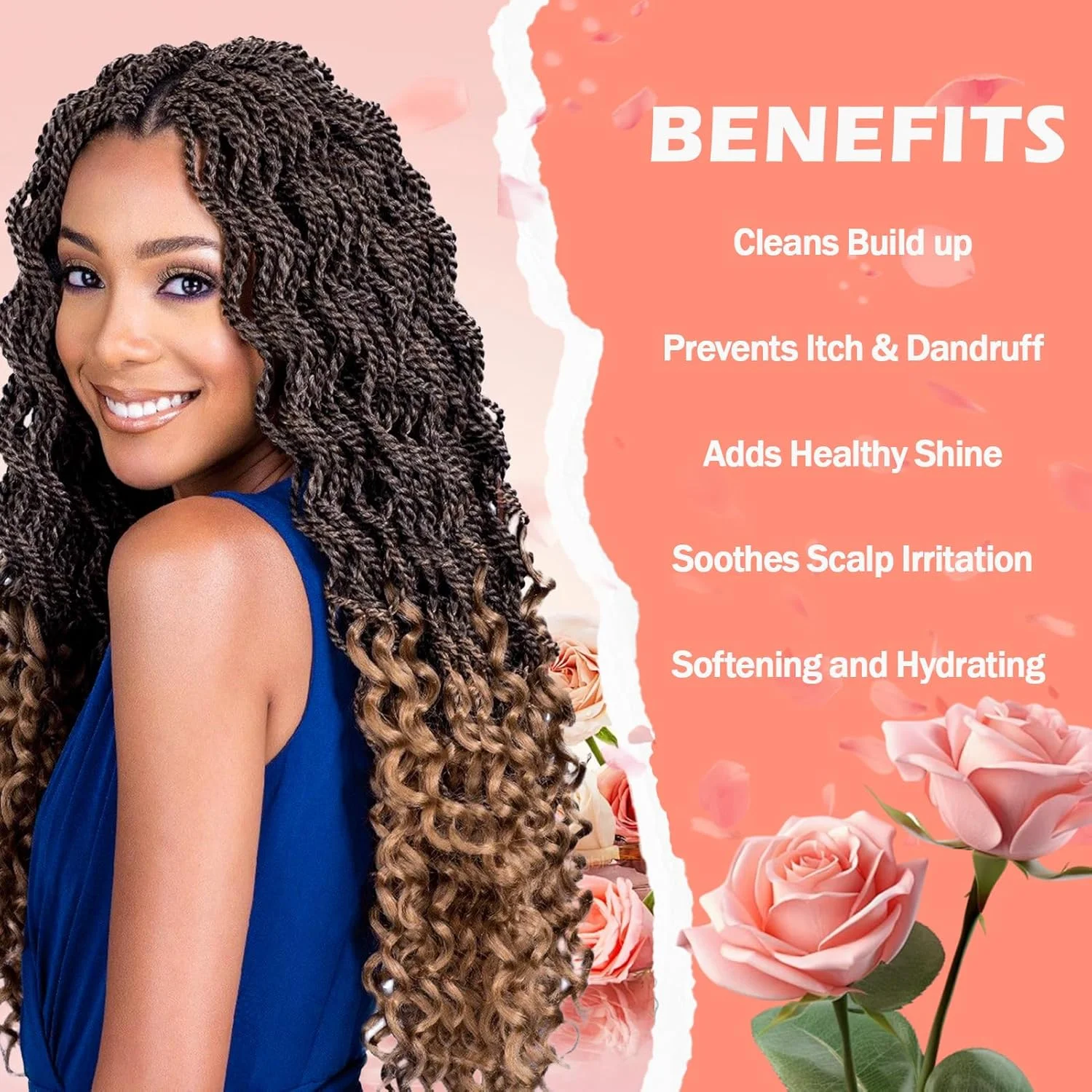 اسپری مو رز نعناع برای بافت مو 200 میلی لیتر، مناسب برای دردلاک، آبرسان و براق کننده مو، مناسب برای رفع خارش پوست سر، سبک و مناسب برای موهای کدر، مناسب برای پیچش مو، بافت های آفریقایی و بافت های جعبه ای