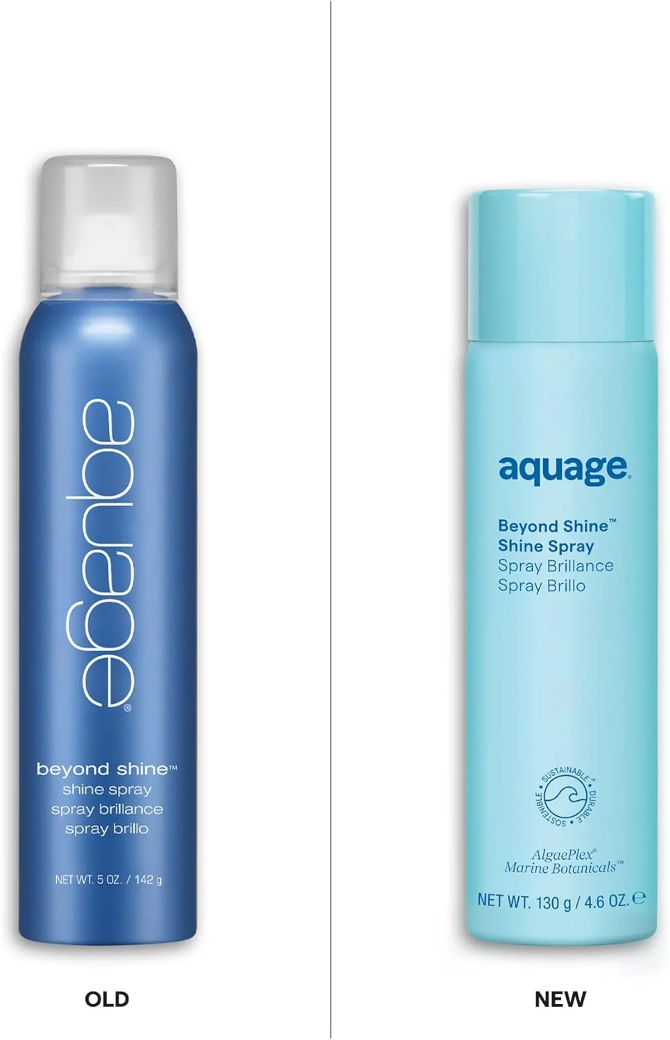 اسپری براق کننده و ابریشمی کننده مو آکواژ، ایجاد درخشش، محصول مناسب برای استفاده قبل از اتو مو، صاف کننده و نرم کننده بافت مجعد، 136 میلی لیتر