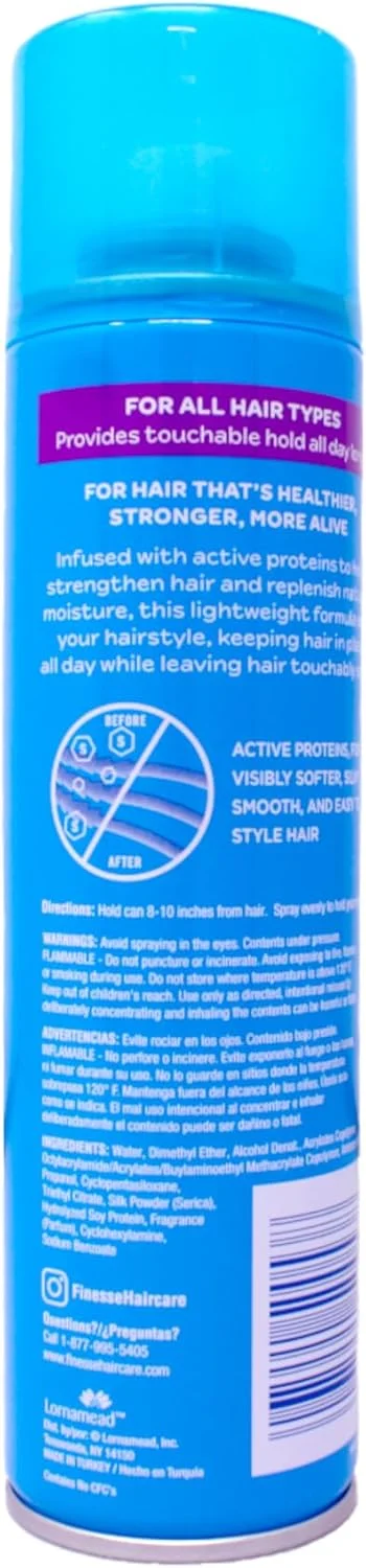 اسپری مو فینِس با قدرت نگهداری فوق العاده و بدون رایحه 207 میلی لیتر (بسته 2 عددی)