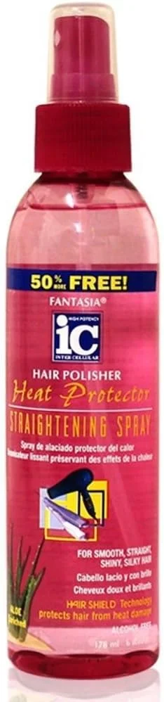 اسپری محافظ حرارت و صاف کننده مو فانتزیا مدل Ic Hair Polisher حجم 178 میلی لیتر